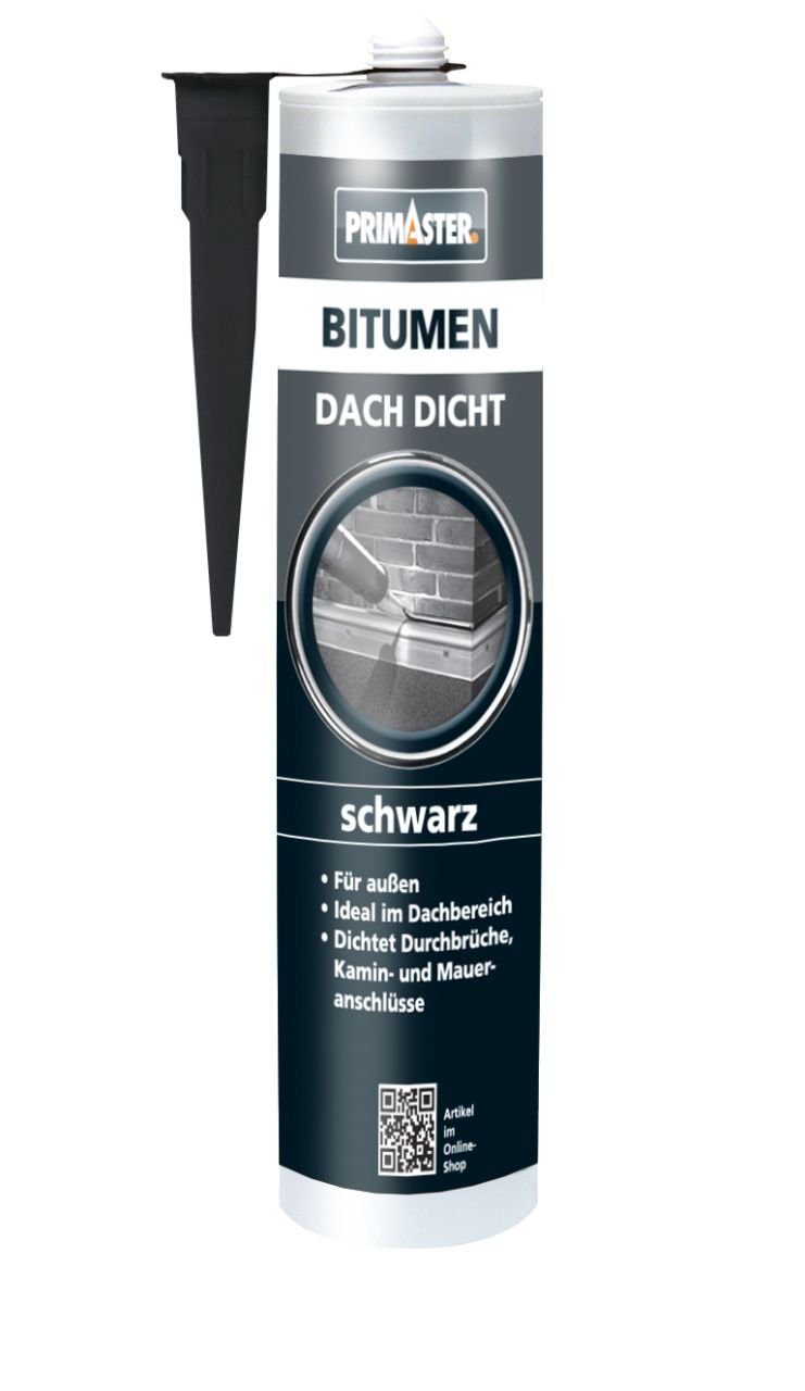 Primaster Dichtungsband Primaster Bitumen Dachdicht 310 ml schwarz