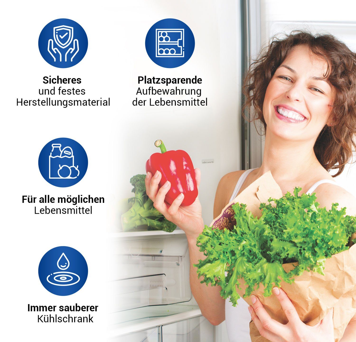 Liebherr Schublade Gemüseschale VarioSafe 9791652, 405x283x88 mm für  Kühlschrank