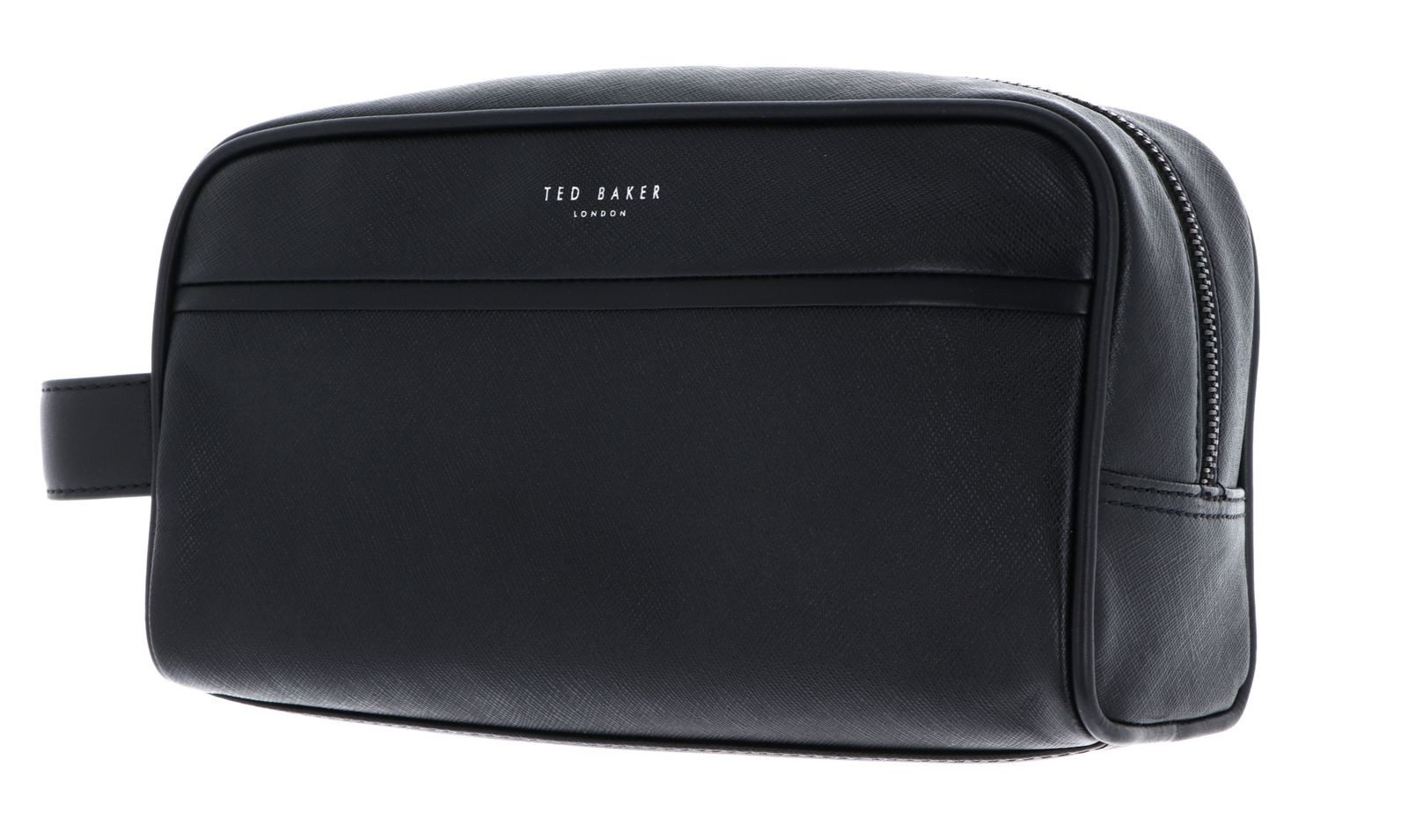 Ted Baker Kulturbeutel Tie Bar Detail Washbag, aus echtem Leder
