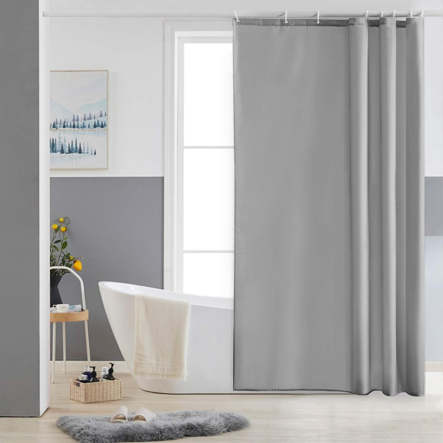 OKWISH Duschvorhang Badezimmer Vorhang Badewannenvorhang Dusche günstig online kaufen