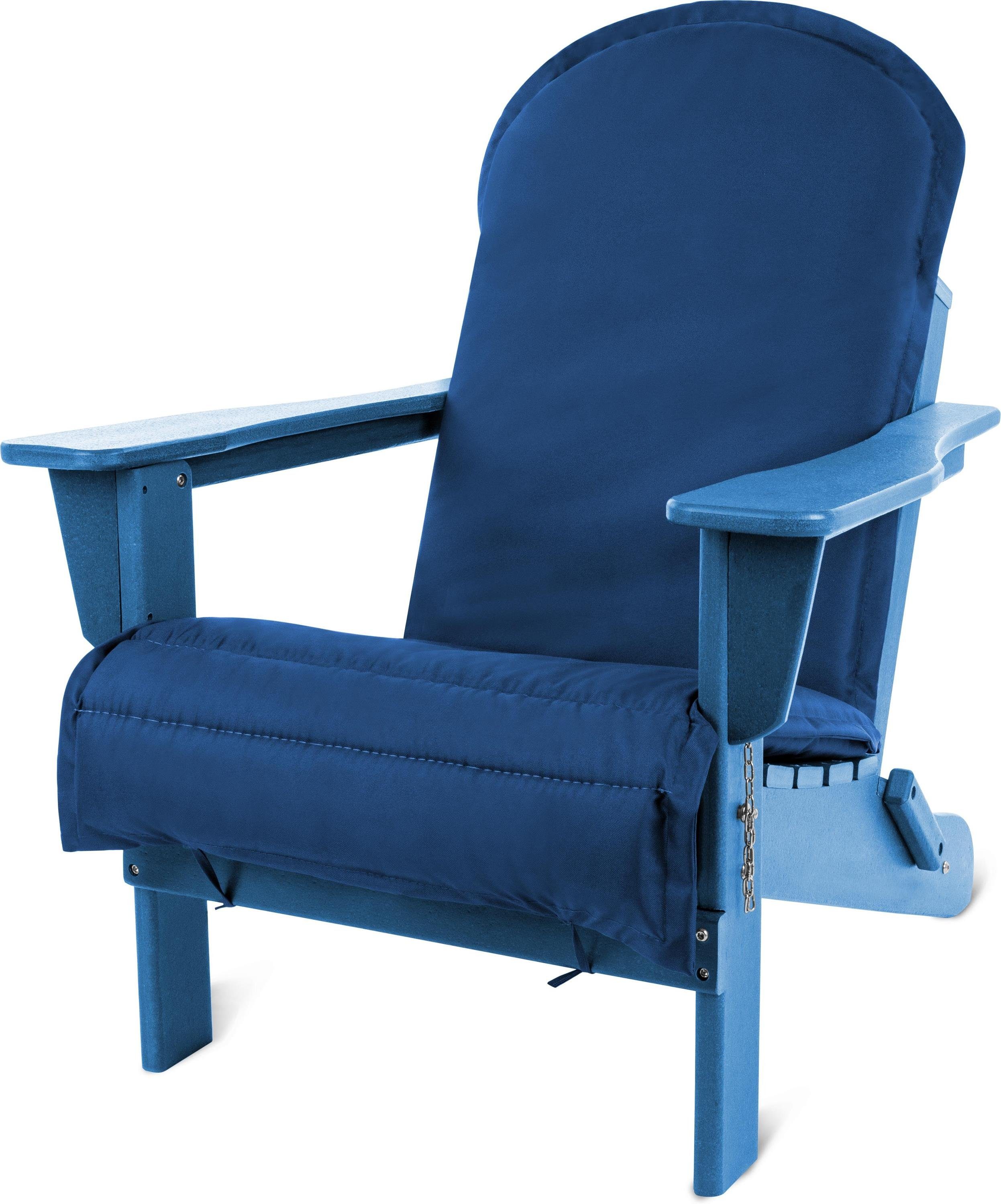 Aspero Gartenstuhl Gartenstuhl Adirondack mit Auflage, günstig online kaufen