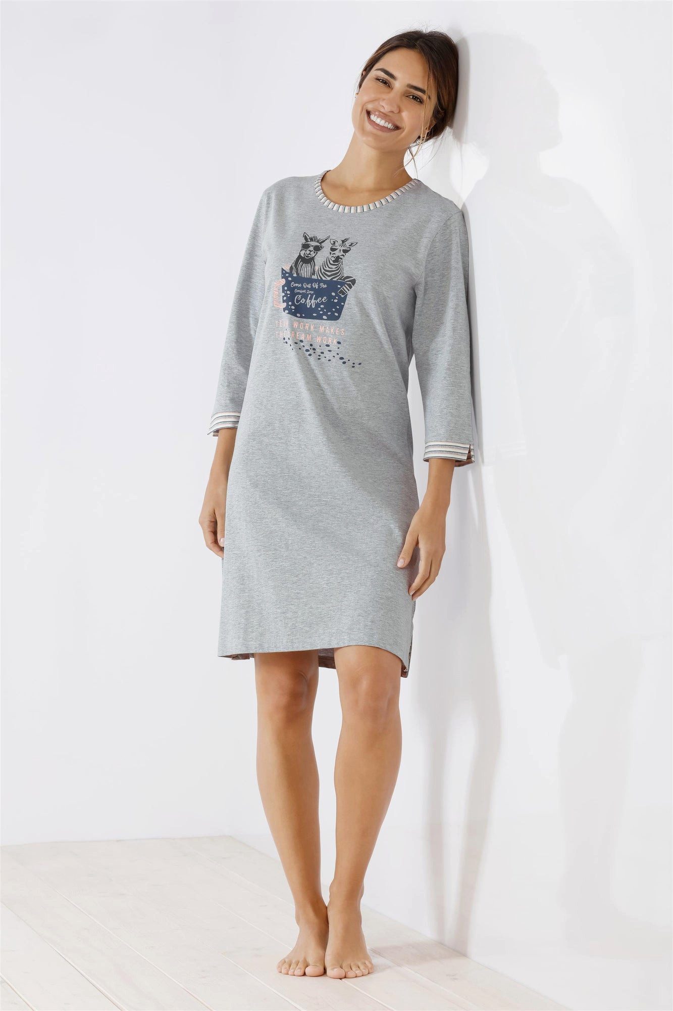 Hajo Sleepshirt Damen Sleepshirt Klima-Light® Single günstig online kaufen