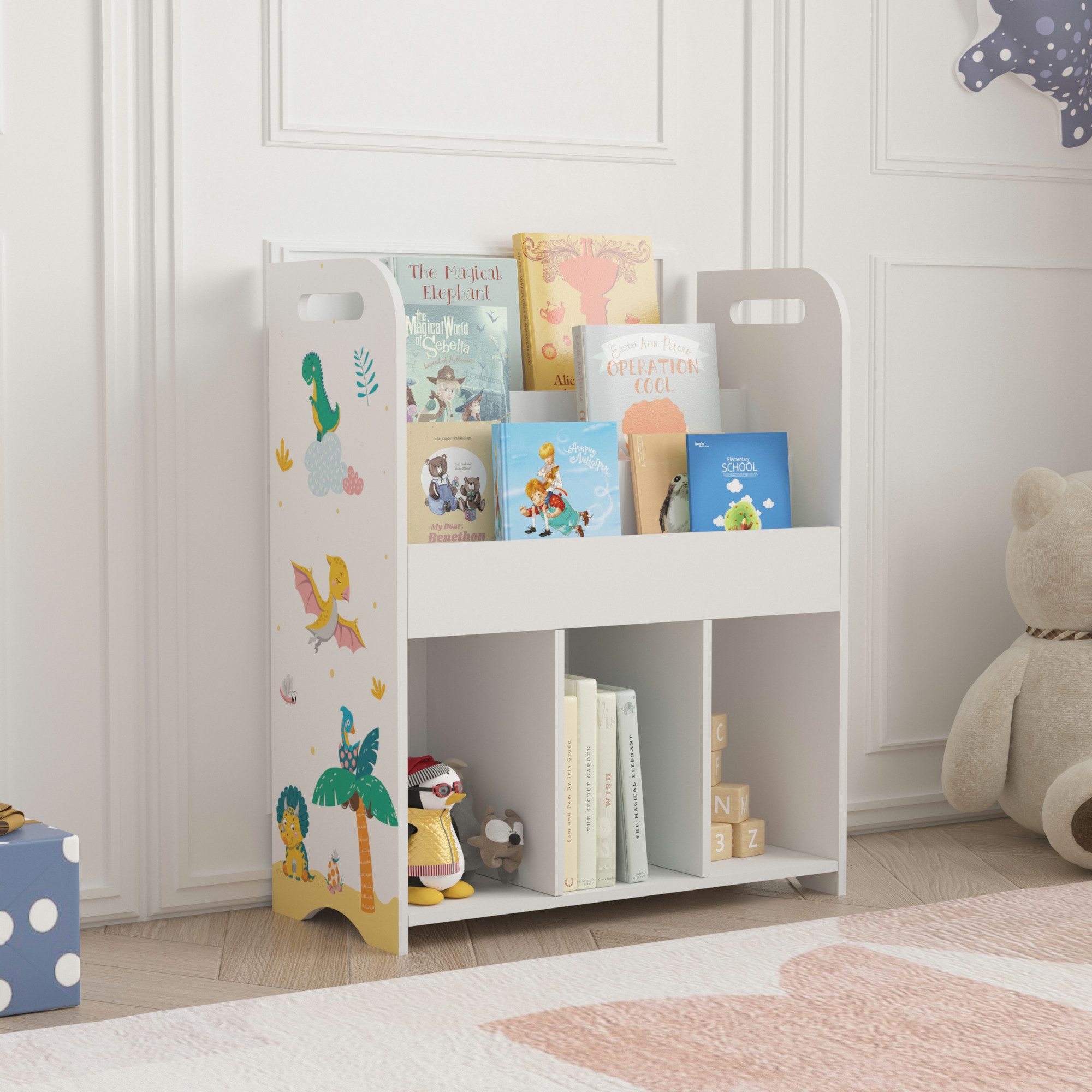 en.casa Kinderregal, »Røyrvik« mit 6 Fächern günstig online kaufen