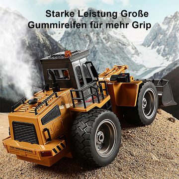 Welikera Spielzeug-Bagger Spielzeugauto, 2.4G RC USB 4WD Drive Bagger Spielzeug