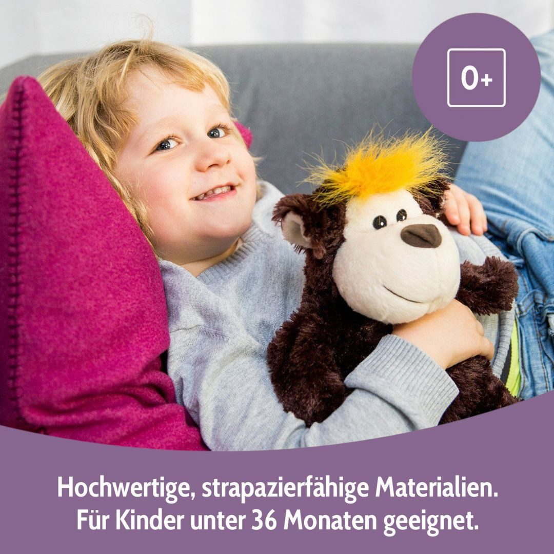 Habibi Plush Wärmekissen Habibi Plush Wärmetier Stofftier 1835 Schimpanse dunkelbraun