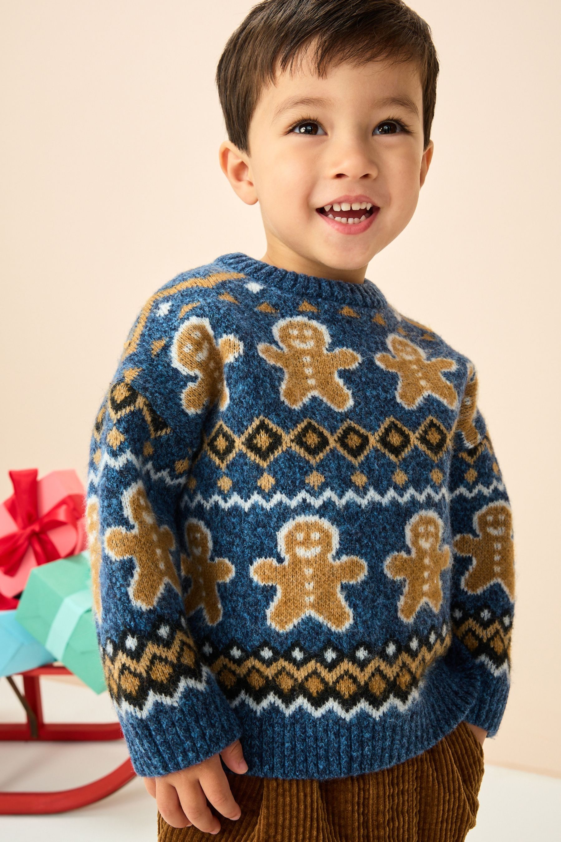 Next Weihnachtspullover Weihnachtlicher Strickpullover (1-tlg) günstig online kaufen