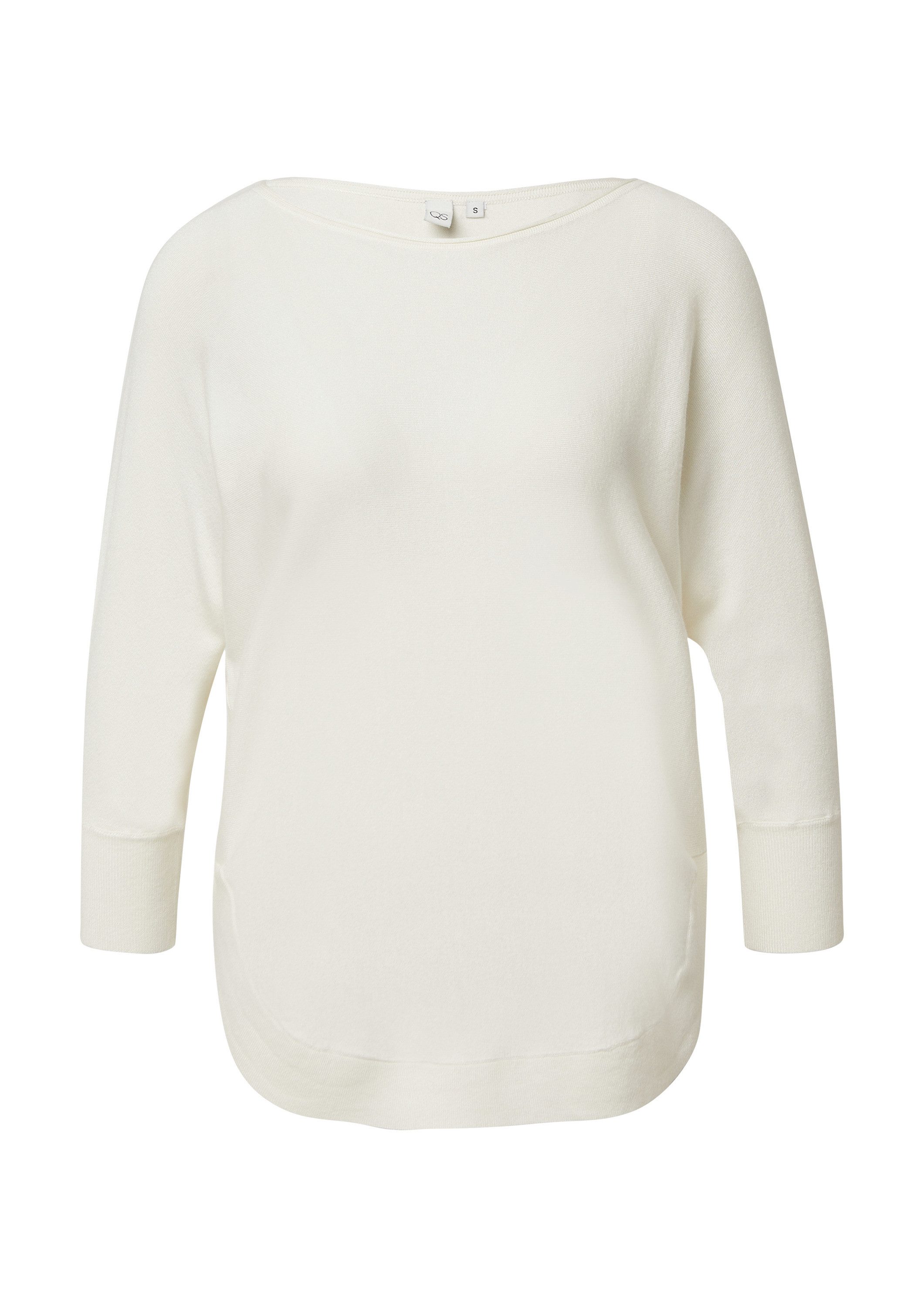 QS Longpullover Strickpullover Strickpullover mit Fledermausärmeln günstig online kaufen