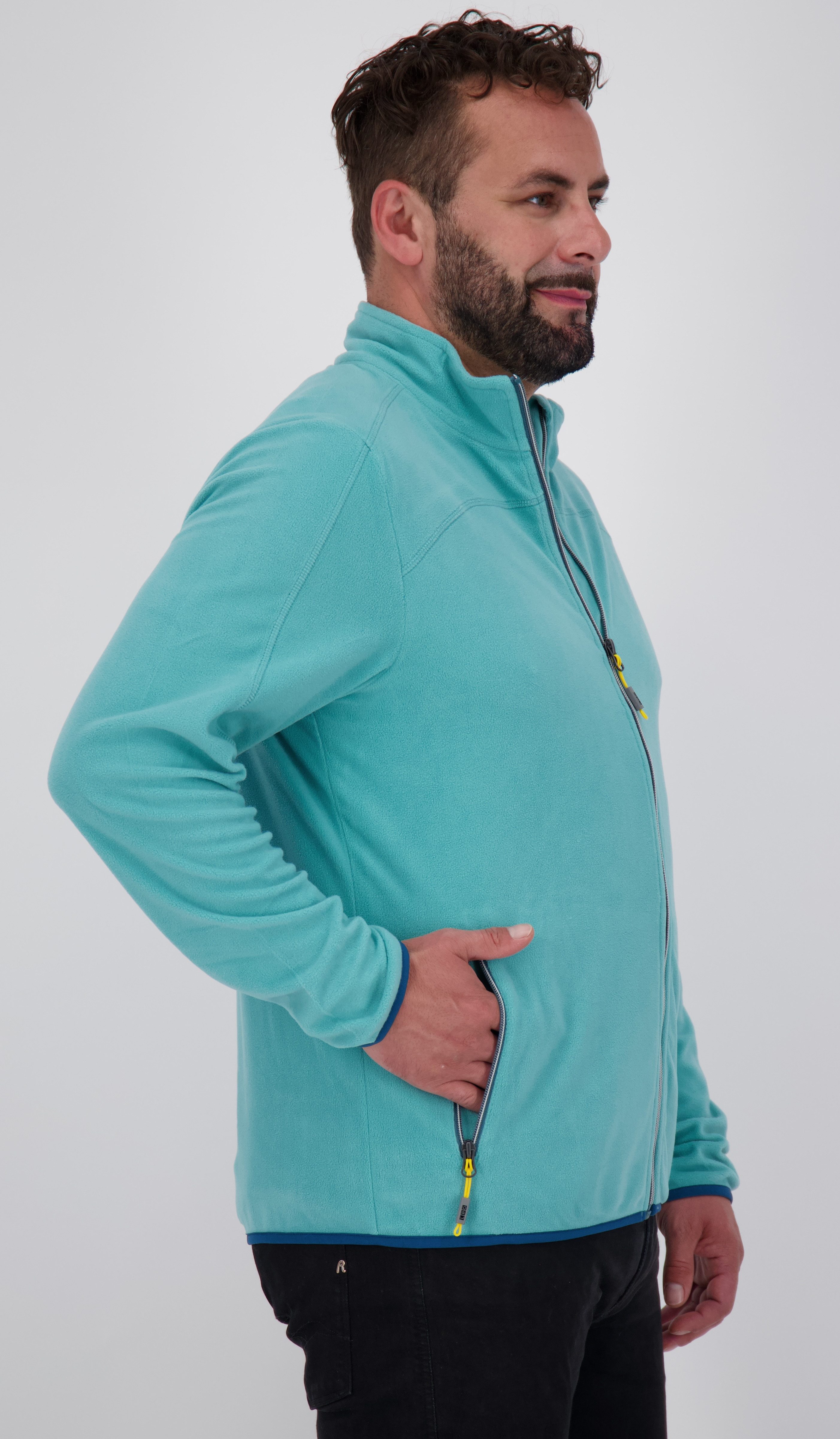 DEPROC Active Fleecejacke KIRKVALE II MEN weiche Fleecejacke in traditioneller Optik