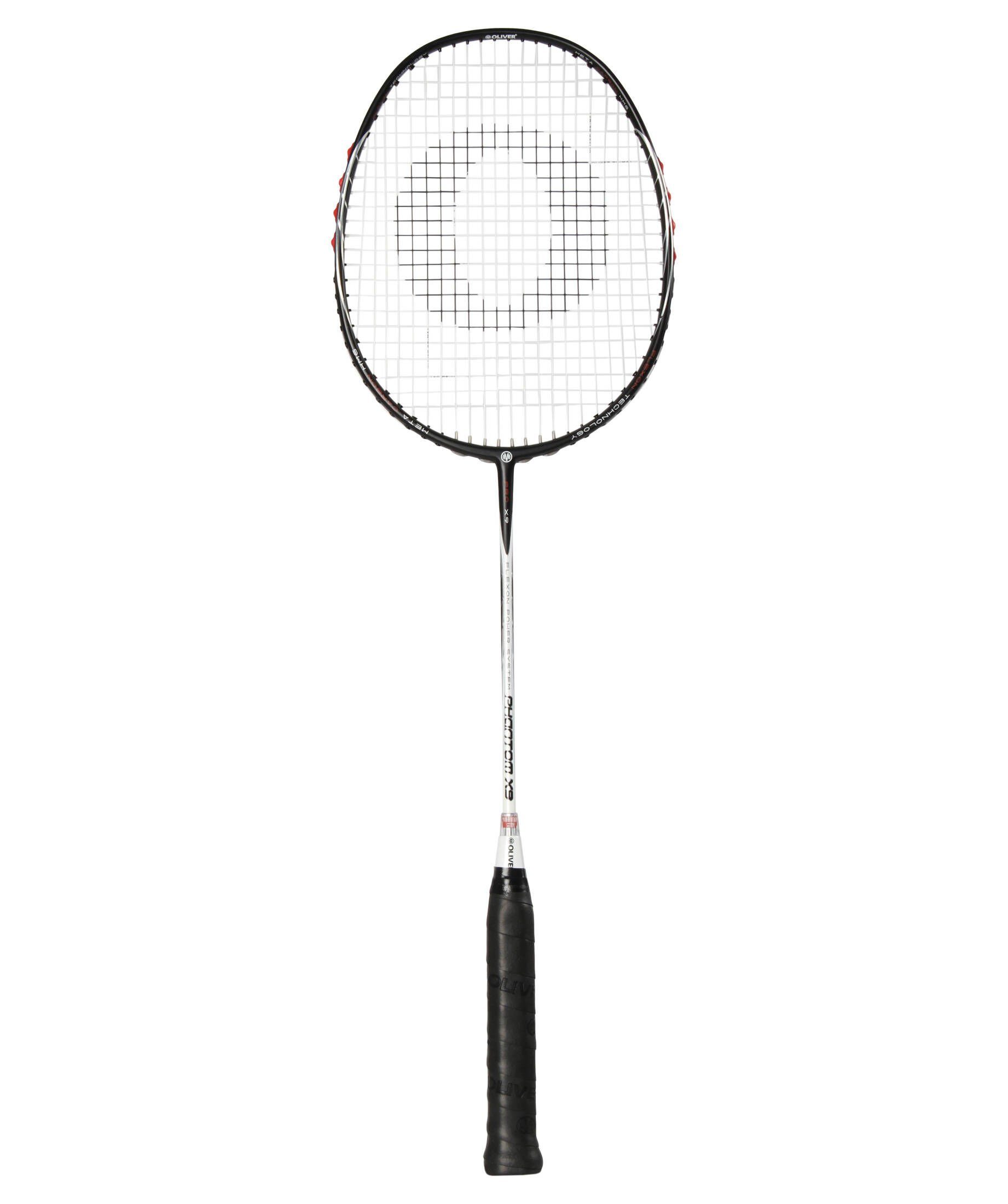 (1-tlg) Badmintonschläger "Phantom X9", Badmintonschläger Oliver