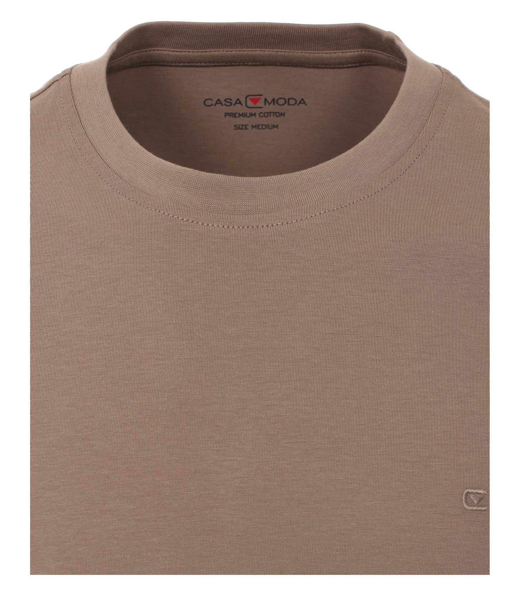 CASAMODA T-Shirt T-Shirt (625) beige unifarben 004200