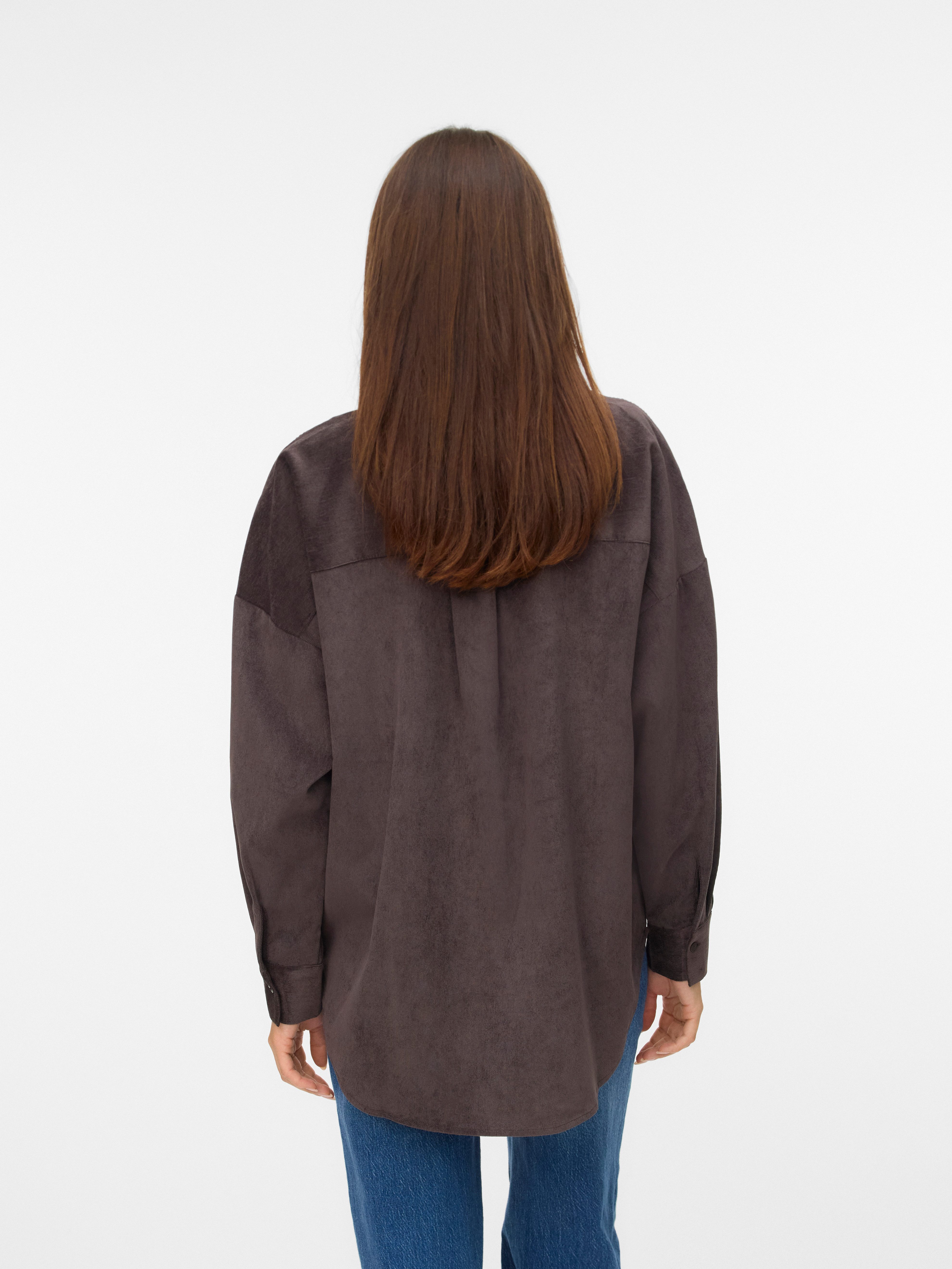 Vero Moda Hemdbluse VMSANNE COURDEROY LS SHIRT WVN GA NOOS günstig online kaufen