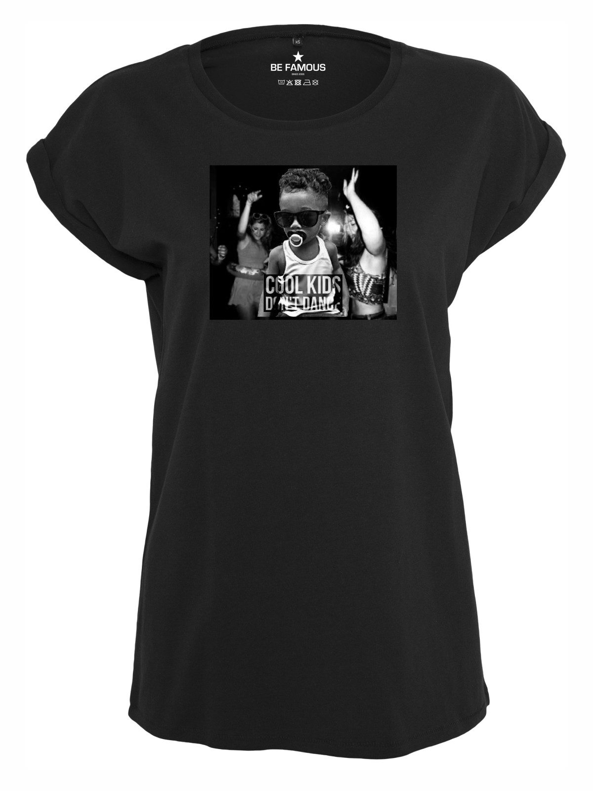 Be Famous Print-Shirt Classic Roll Up Coolk (1-tlg., keine)