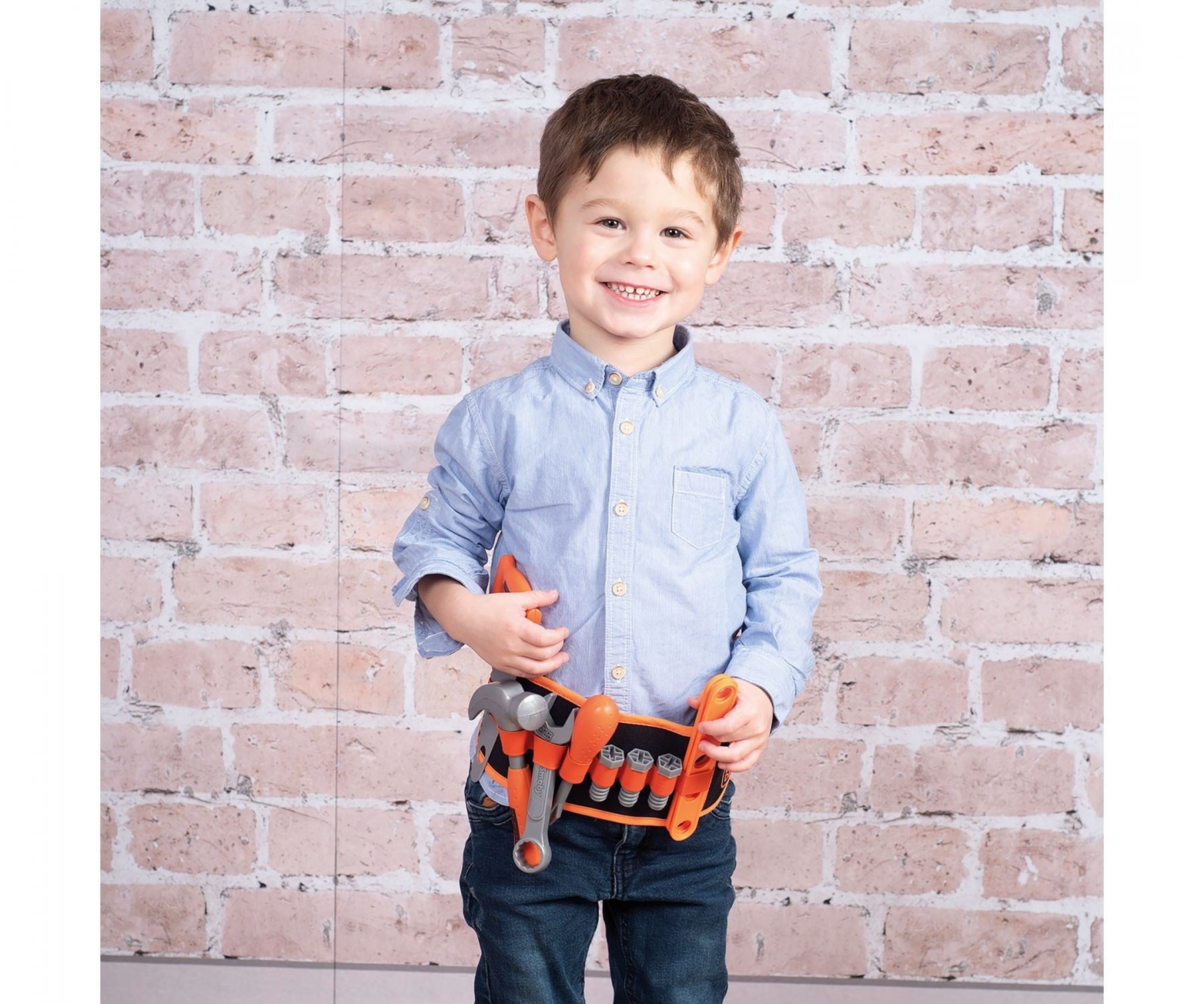 Smoby Spielwerkbank Spielwelten Werkstatt Black & Decker Werkzeuggürtel 7600360917
