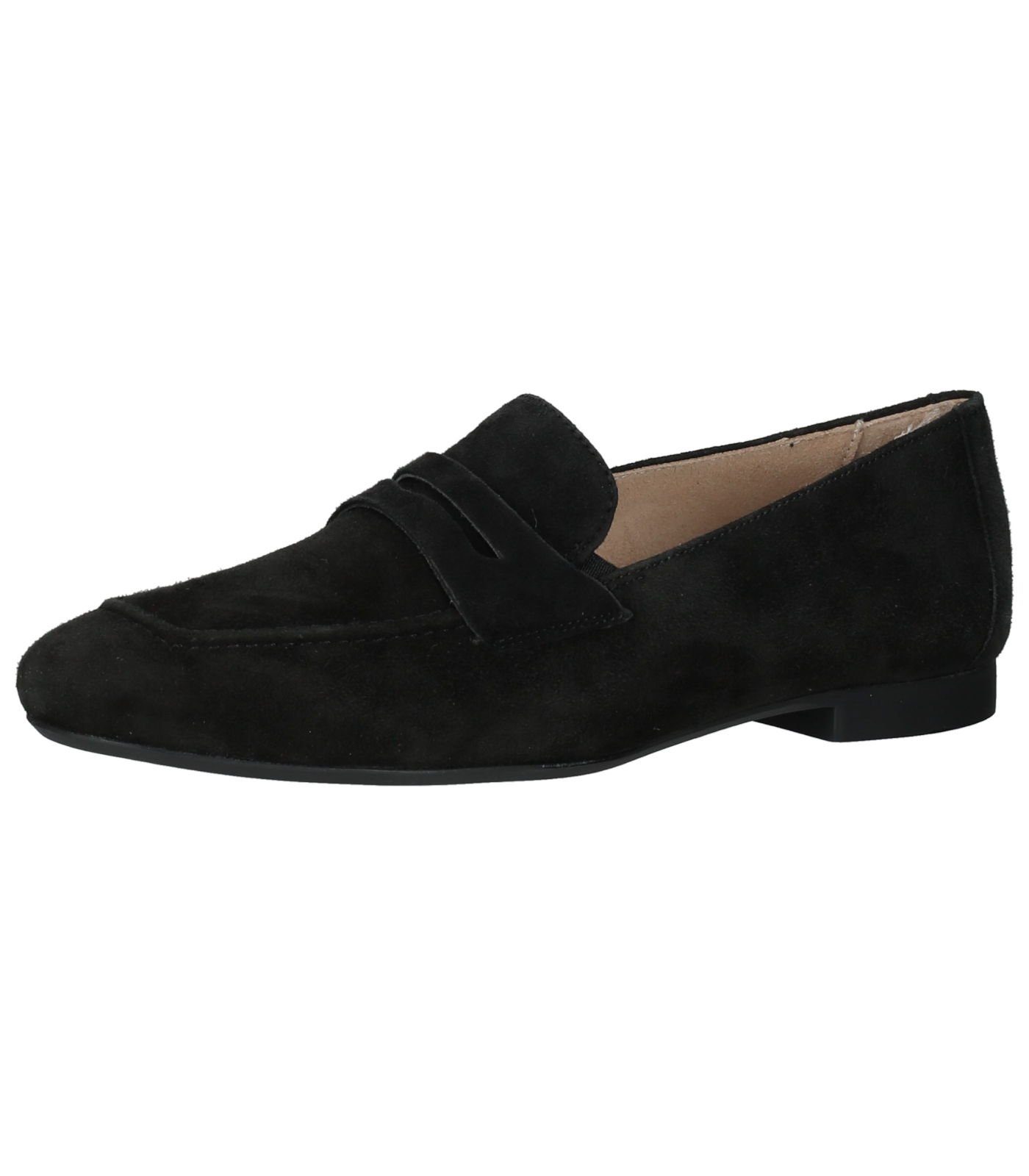 Paul Green Slipper Leder Slipper schwarz (093) | Slipper