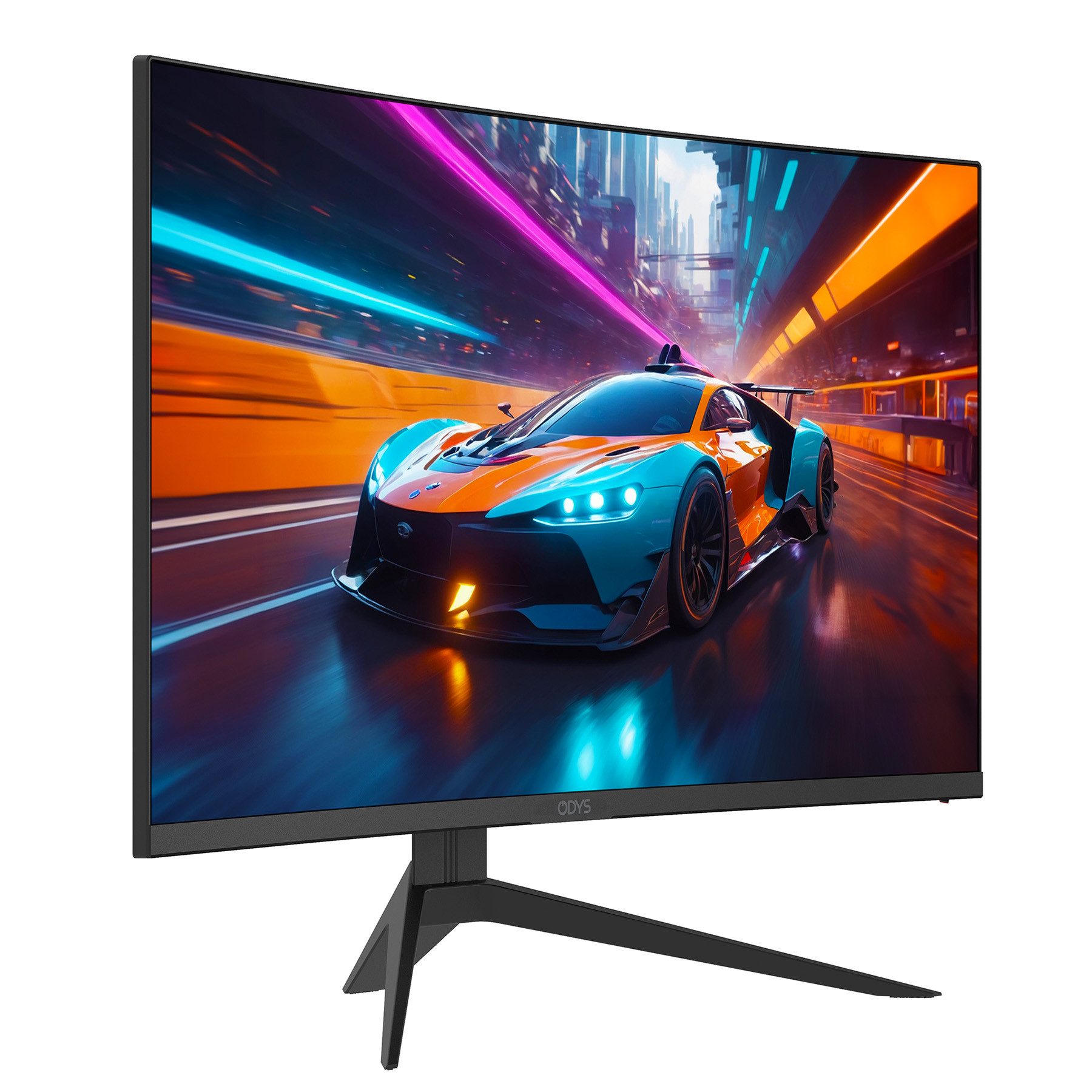 Odys Q27-X LED-Monitor (2560 x 1440 px, WQHD, 1 ms Reaktionszeit, 180 Hz, LED, 27" WQHD Gaming Monitor, 180 Hz, 1 ms, HDR, VA Panel, 125 % sRGB)