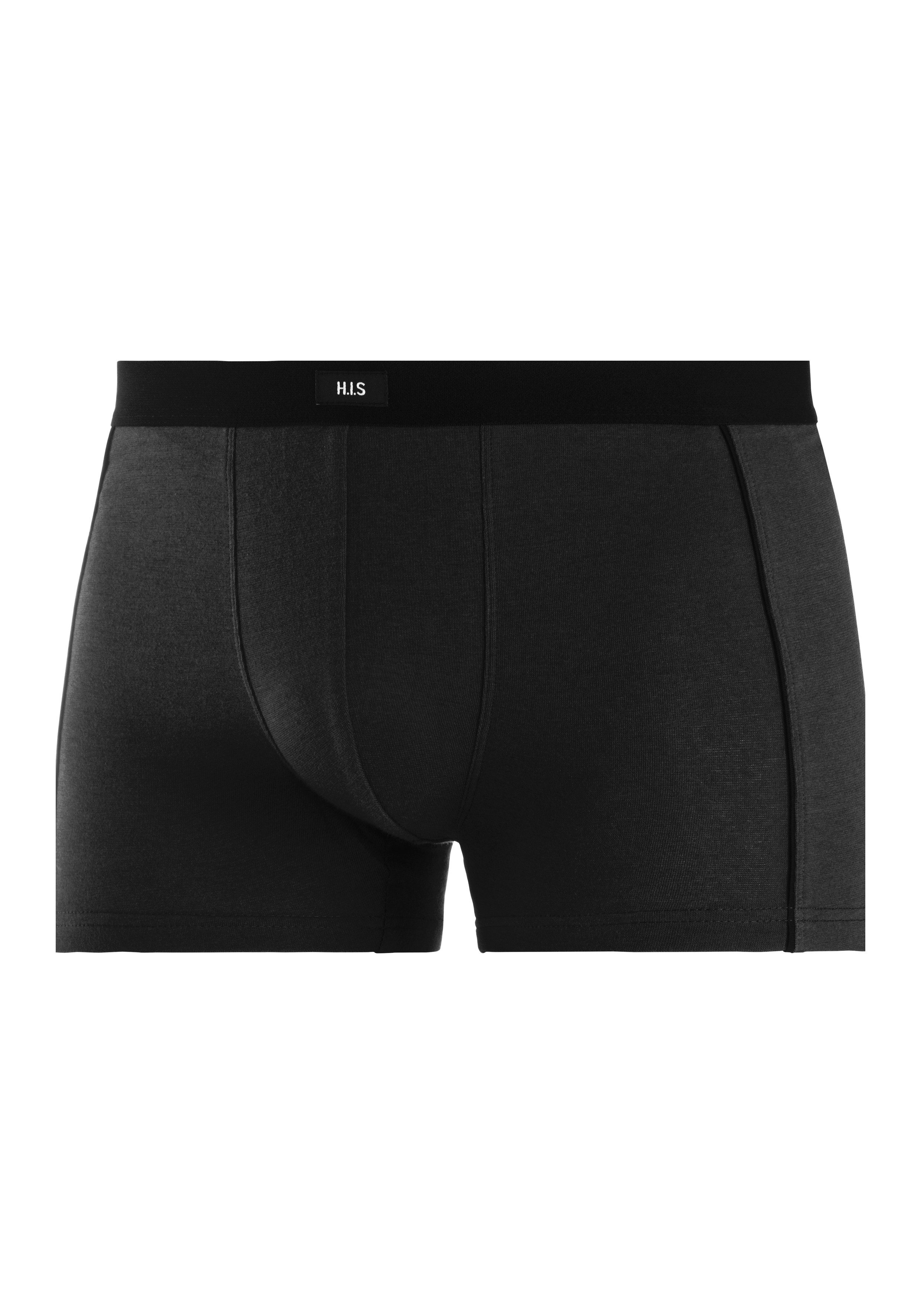 H.I.S Boxer Boxershorts für Herren (Packung, 3-St) mit schmalen Piping an den Seiten – Bild 5 von 5