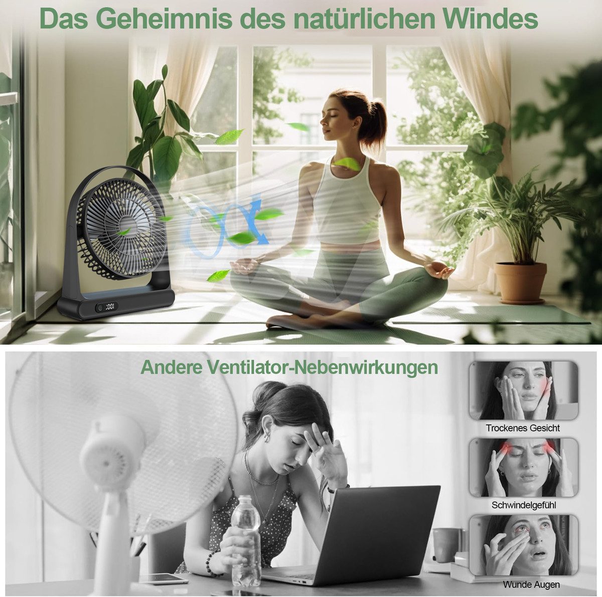 RWEUOQ Tischventilator Tischventilator Mini USB-Ventilator tragbar günstig online kaufen