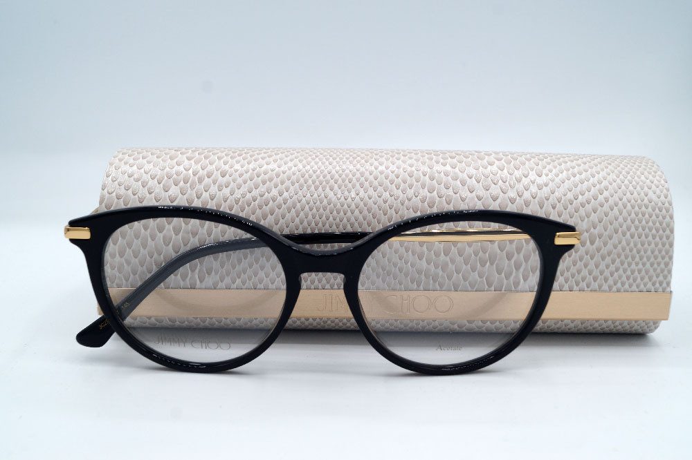 JIMMY CHOO Brillengestell JIMMY CHOO Brillenfassung Brillengestell Eyeglasses Frame JC 299 807