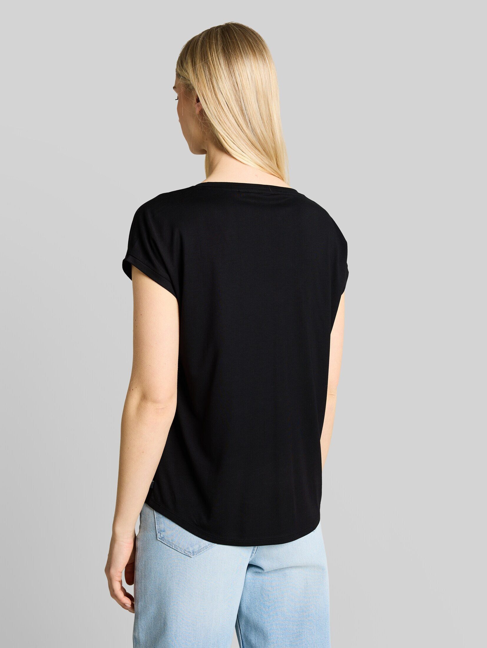 TOM TAILOR Denim T-Shirt T-Shirt T-Shirt mit V-Ausschnitt