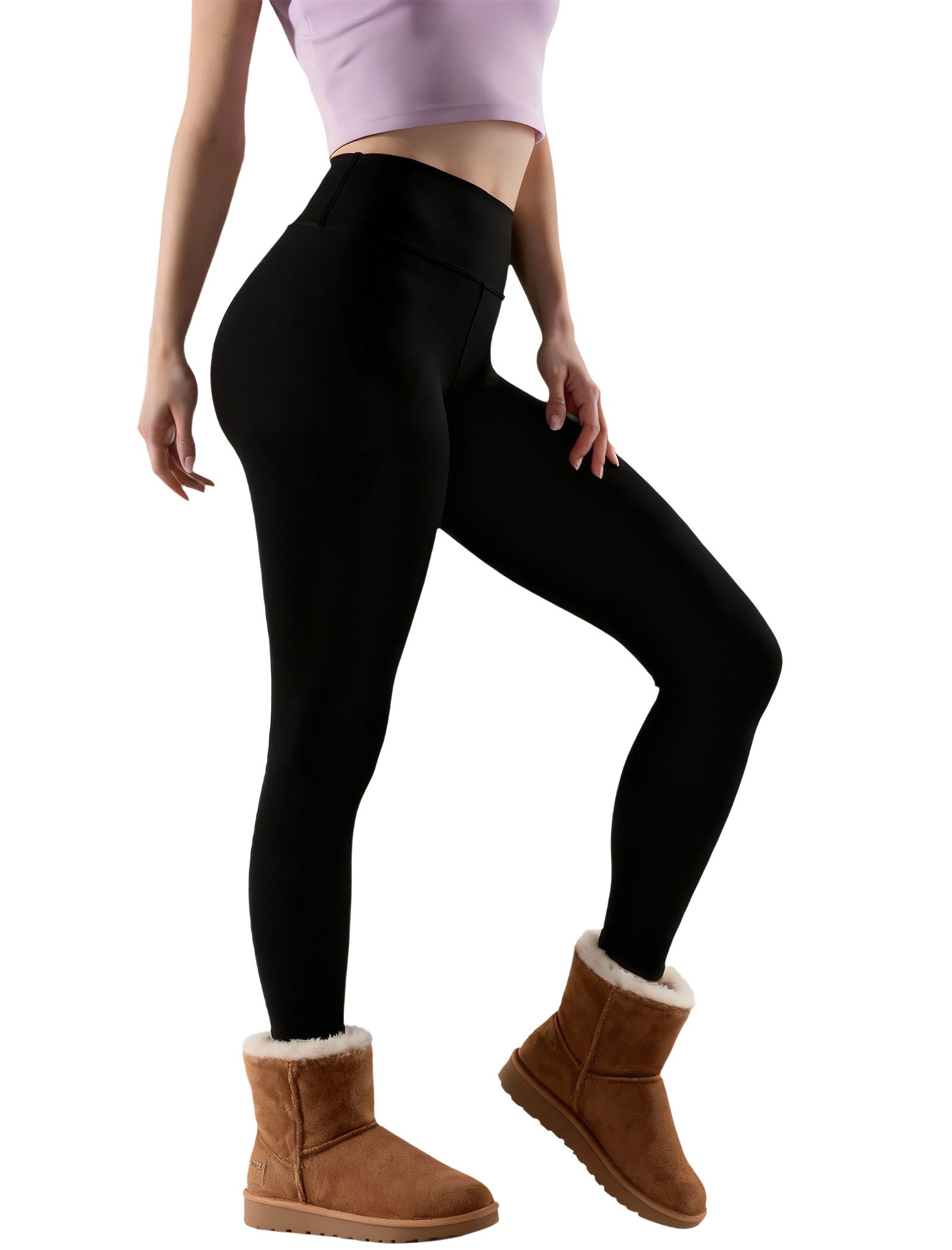 Yvette Thermoleggings Winter gefüttert verdickte Легінси Warm Sporthose für -10°C-0°C S110376A19