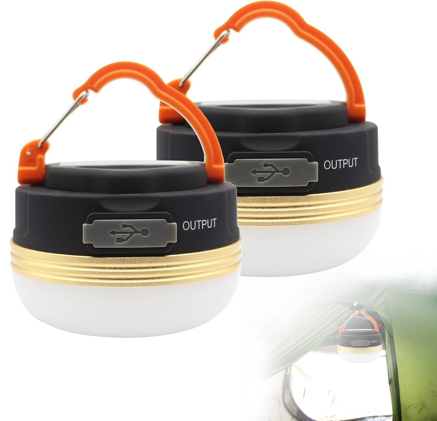 BlingBin LED Laterne Campinglampe, 2 Stück günstig online kaufen