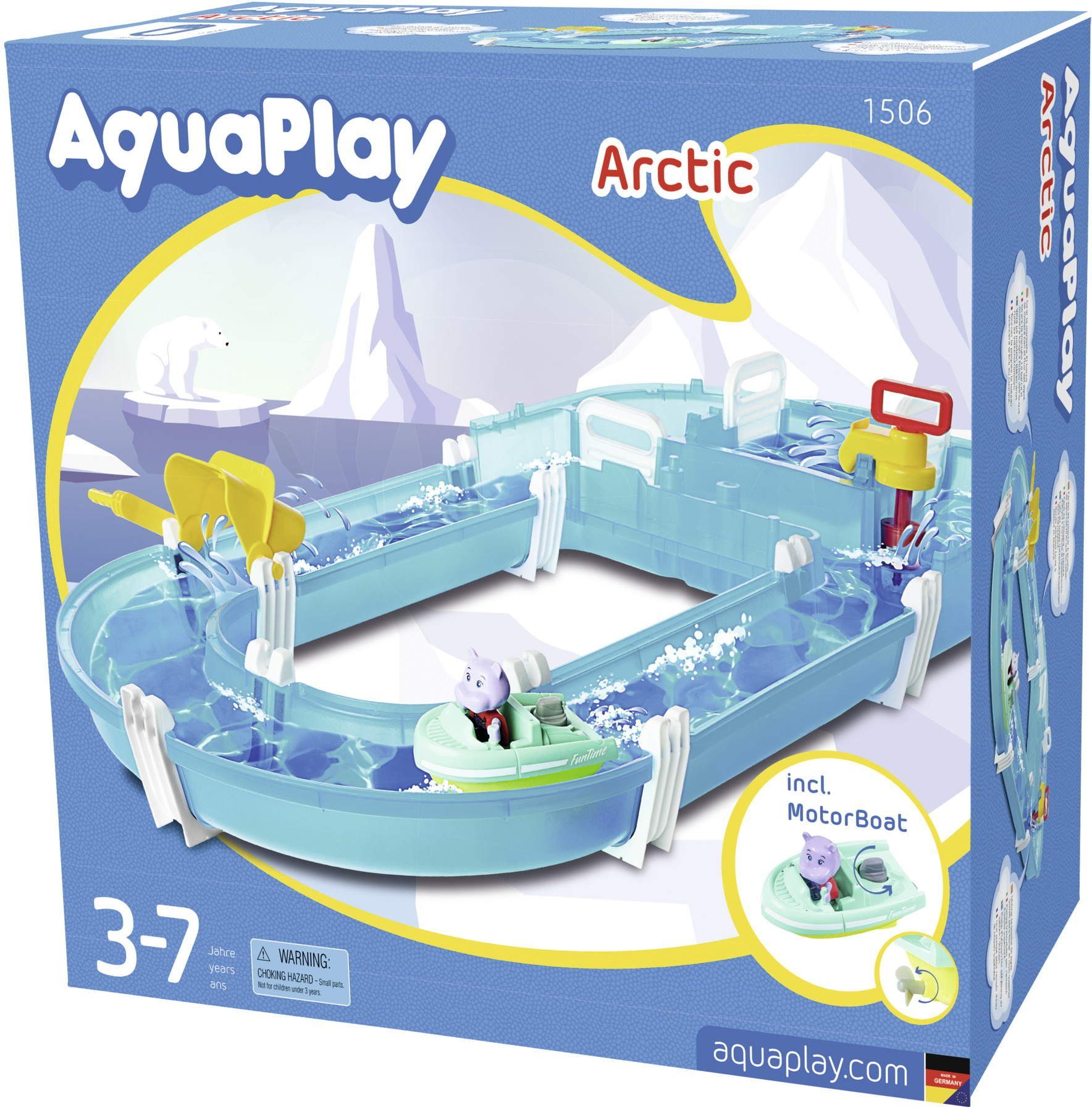 Aquaplay Wasserbahn Outdoor Spielzeug Wasserbahn Arctic transluzent 8700001506