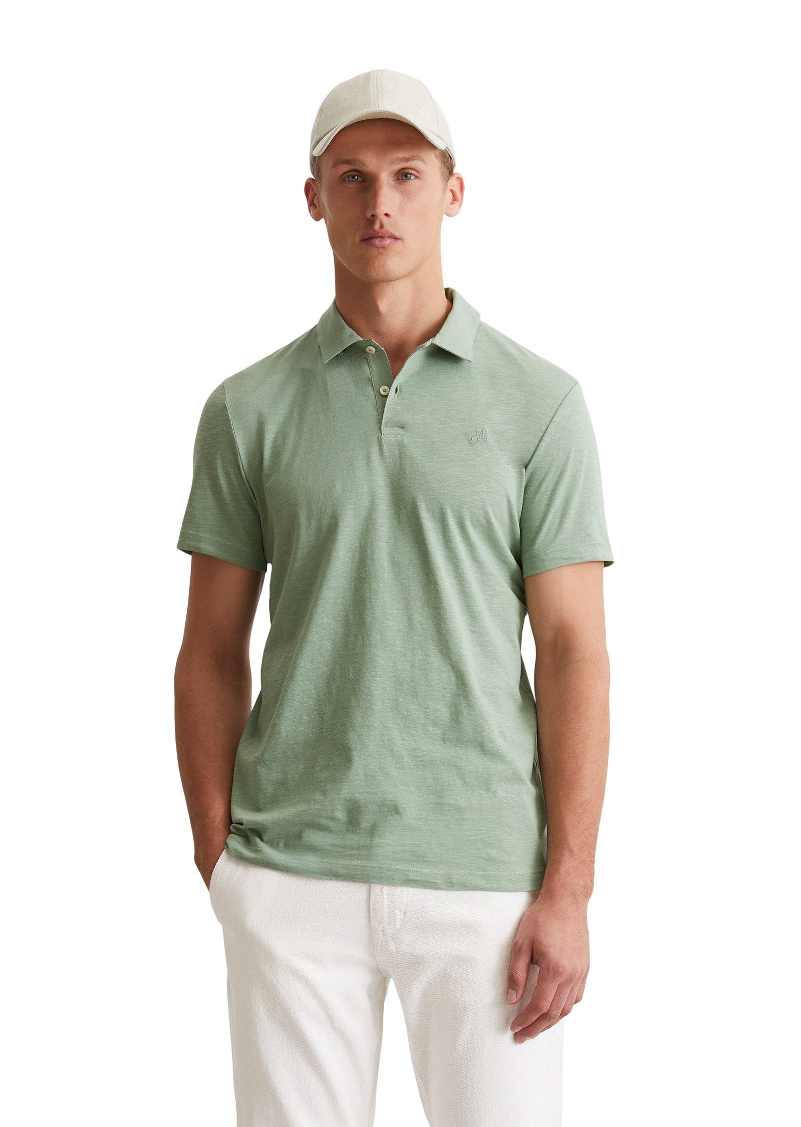 Marc O'Polo Poloshirt mit lebendiger, bewegter günstig online kaufen