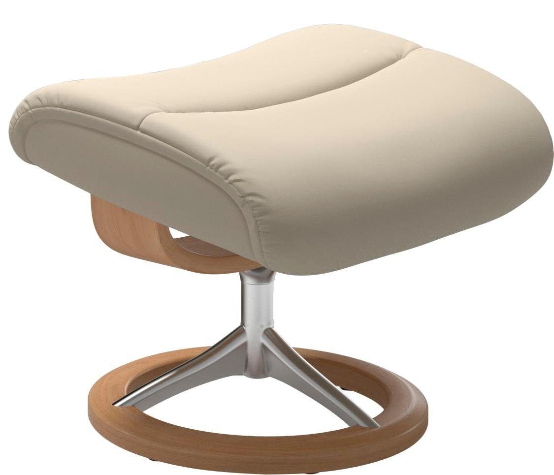 Base, Größe mit View M,Gestell Eiche (Set, Signature Hocker), Relaxsessel Stressless® mit Relaxsessel