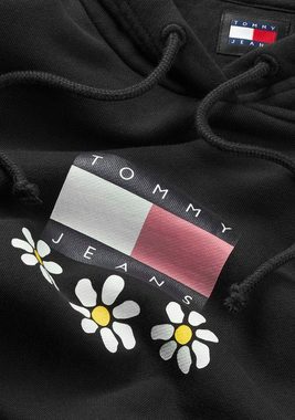 Tommy Jeans Sweatshirt TJW BXY DAISY FLAG HOODIE mit Frontprint