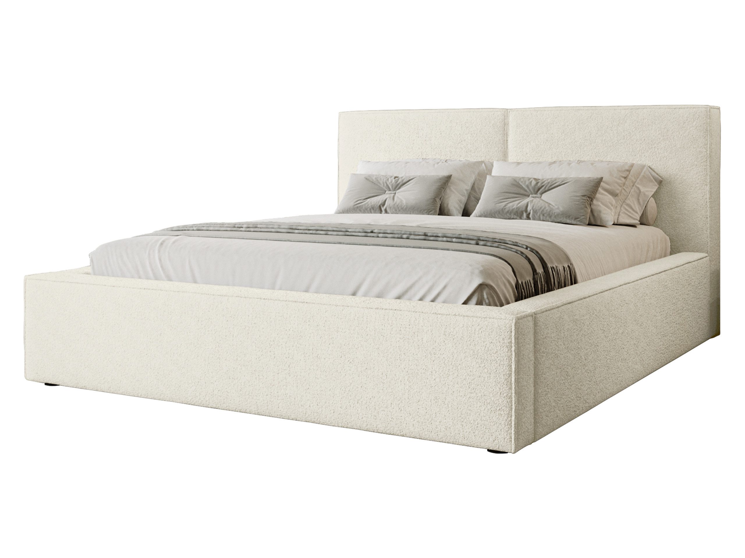 MIRJAN24 Polsterbett Santos Boucle (mit Bettkasten), günstig online kaufen