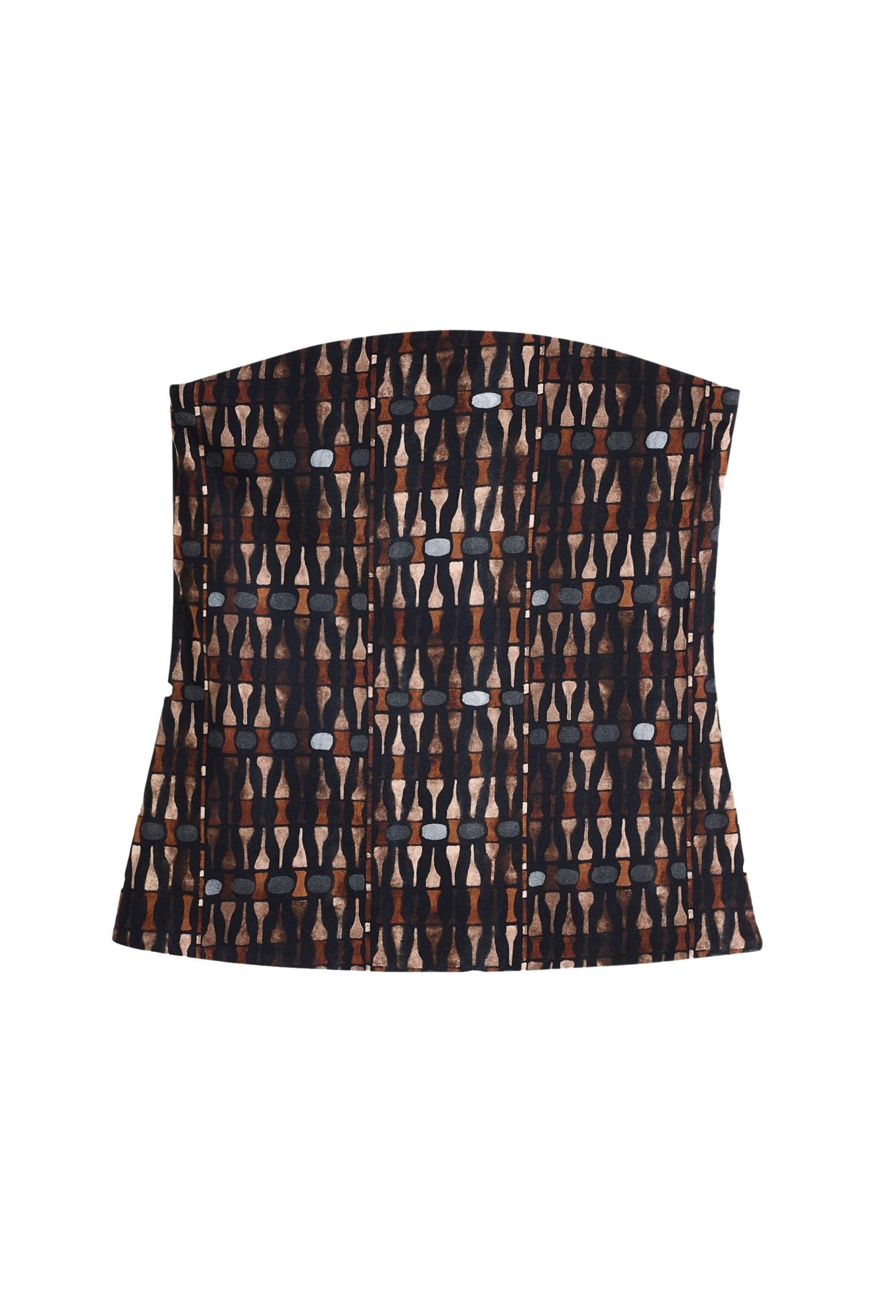 Next Bandeautop Azteken-Print Schlauchtop mit Nackenträger günstig online kaufen