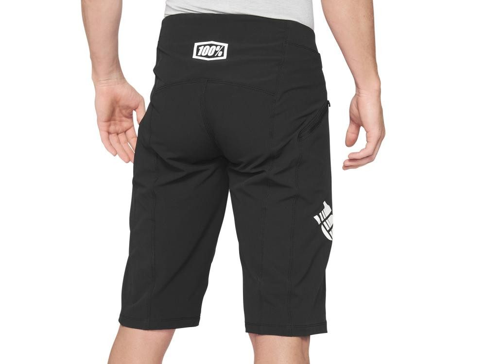 100% Fahrradhose 100% R-Core X Shorts 34" black - leichte DH/Enduro Shorts mit Top-Belü