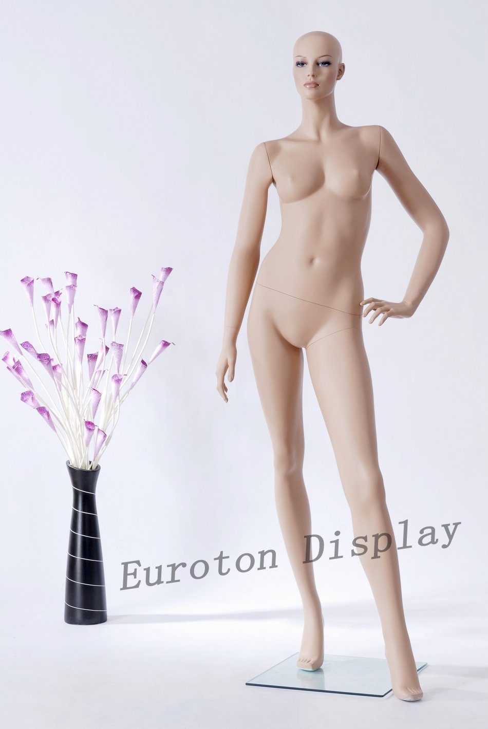 Eurotondisplay Schneiderpuppe Schaufensterpuppe Lebensecht Frau Weiblich Neu Beige, Nicht zutreffend