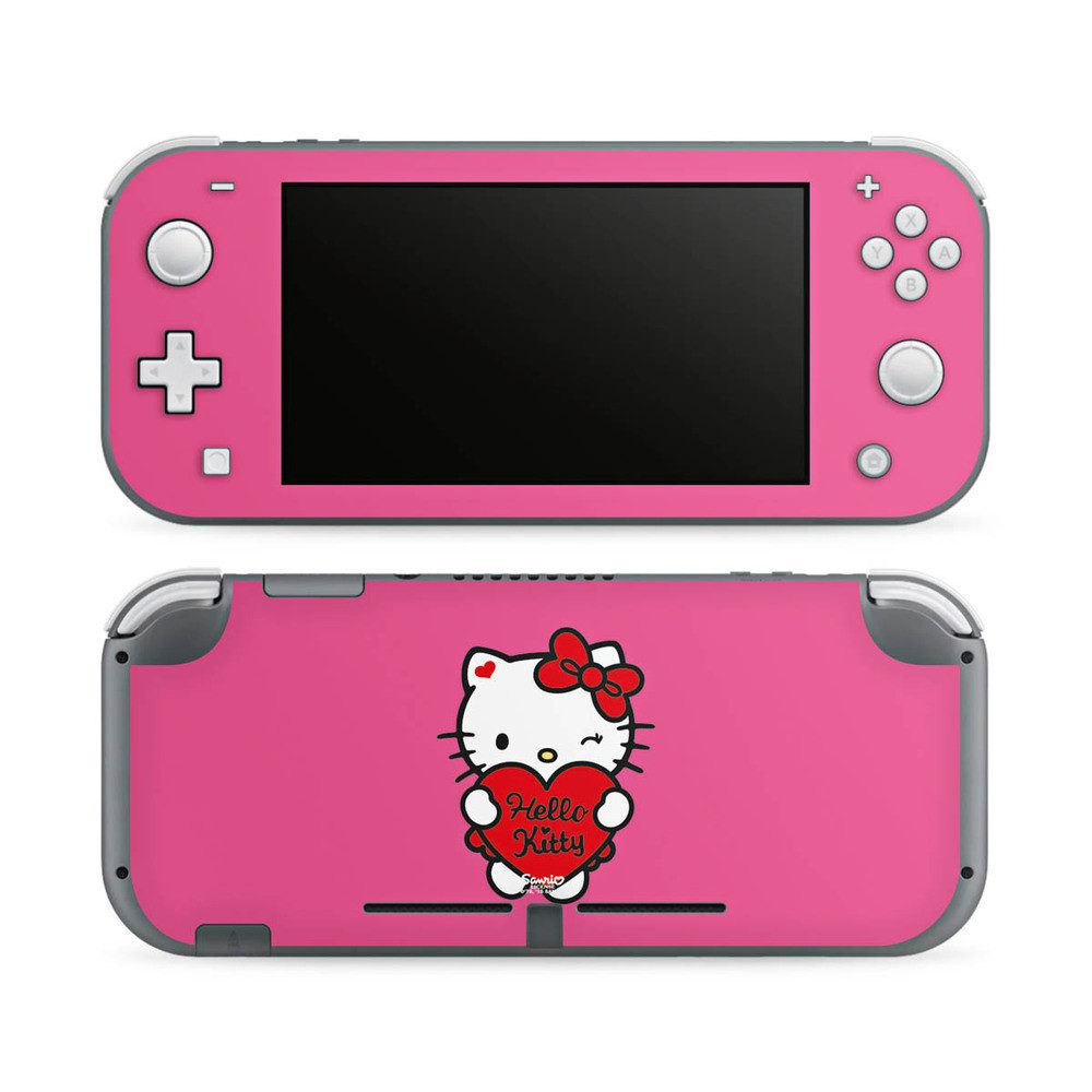 DeinDesign Konsolen-Cover Hello Kitty Fanartikel Herz Hello Kitty - Sweet Heart, Nintendo Switch Lite Skin Aufkleber Sticker Folie
