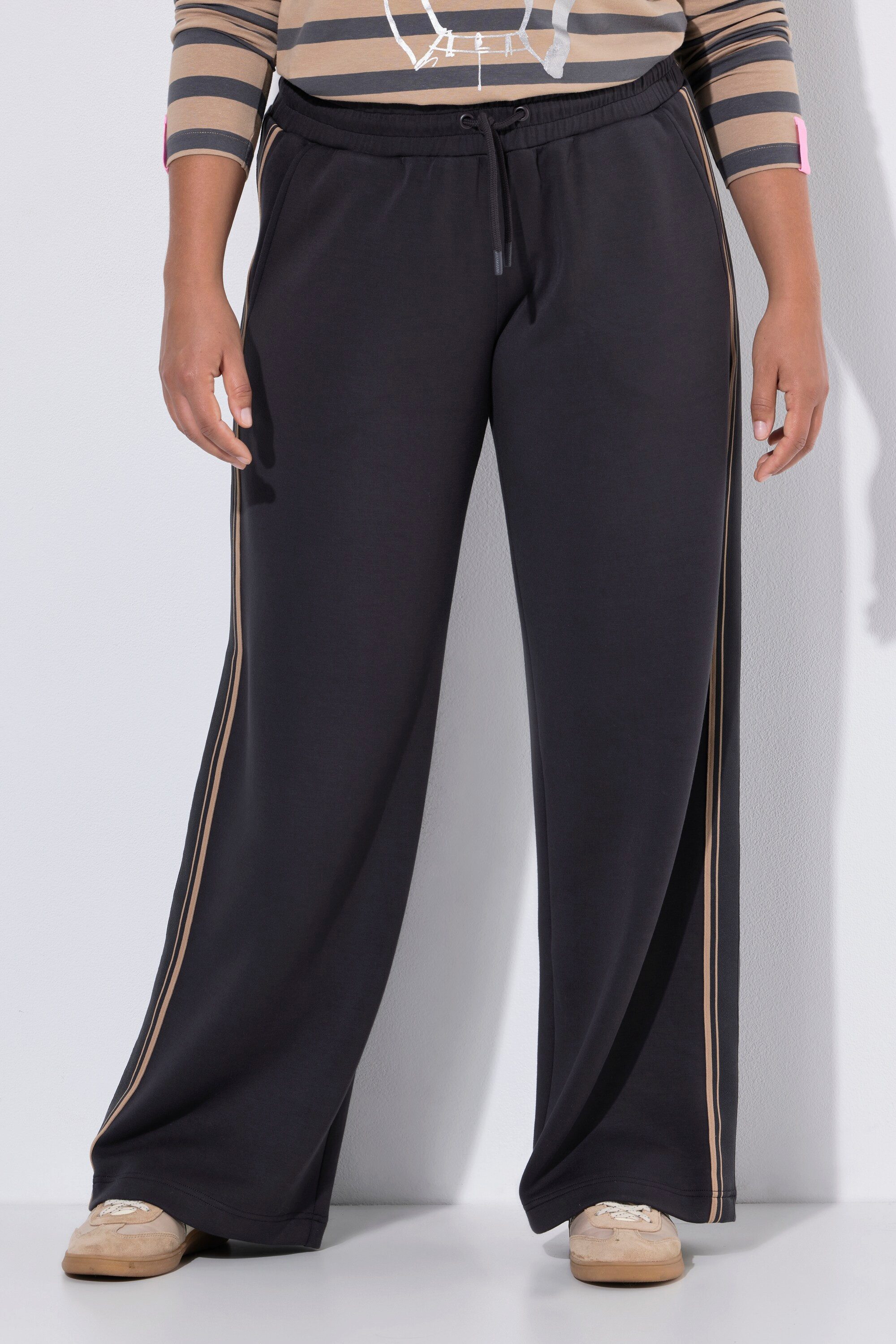 Laurasøn Sweathose Wide Leg Jersey Hose