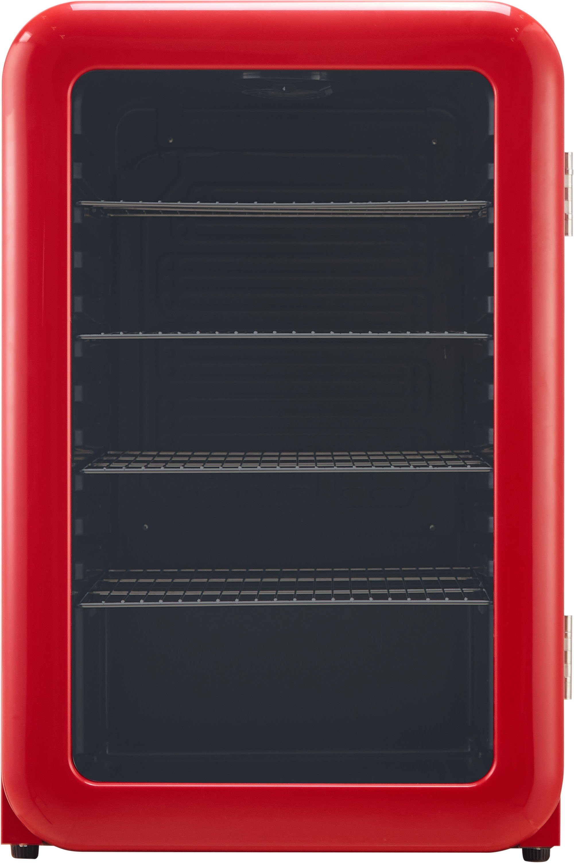 Hanseatic Getränkekühlschrank HBC115ERRH red, 83,5 cm hoch, 55 cm breit, inkl. 3 Jahre Herstellergarantie