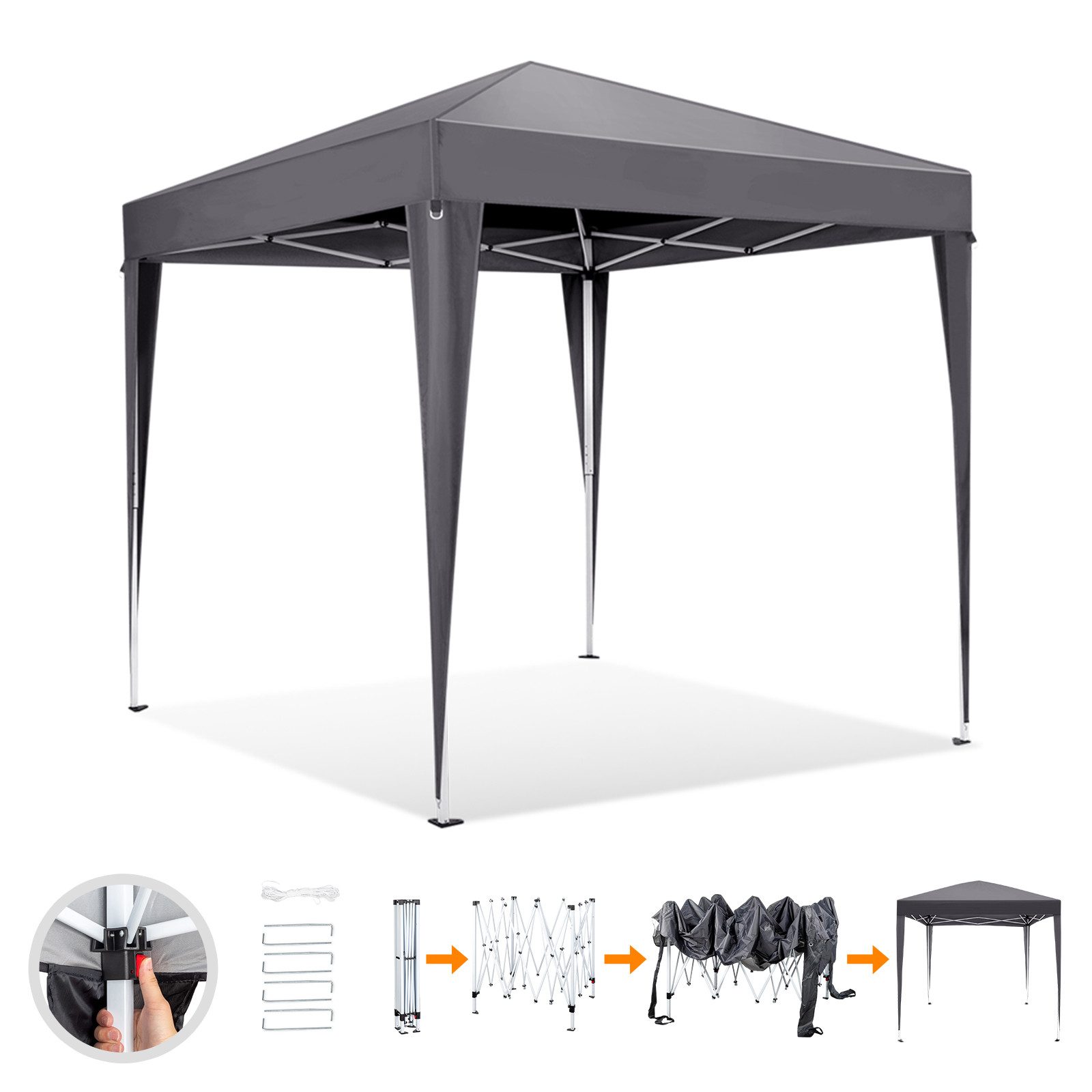 VINGLI Faltpavillon Pop Out Faltpavillon, BxT: 300x300 cm, inkl. Tragetasch günstig online kaufen