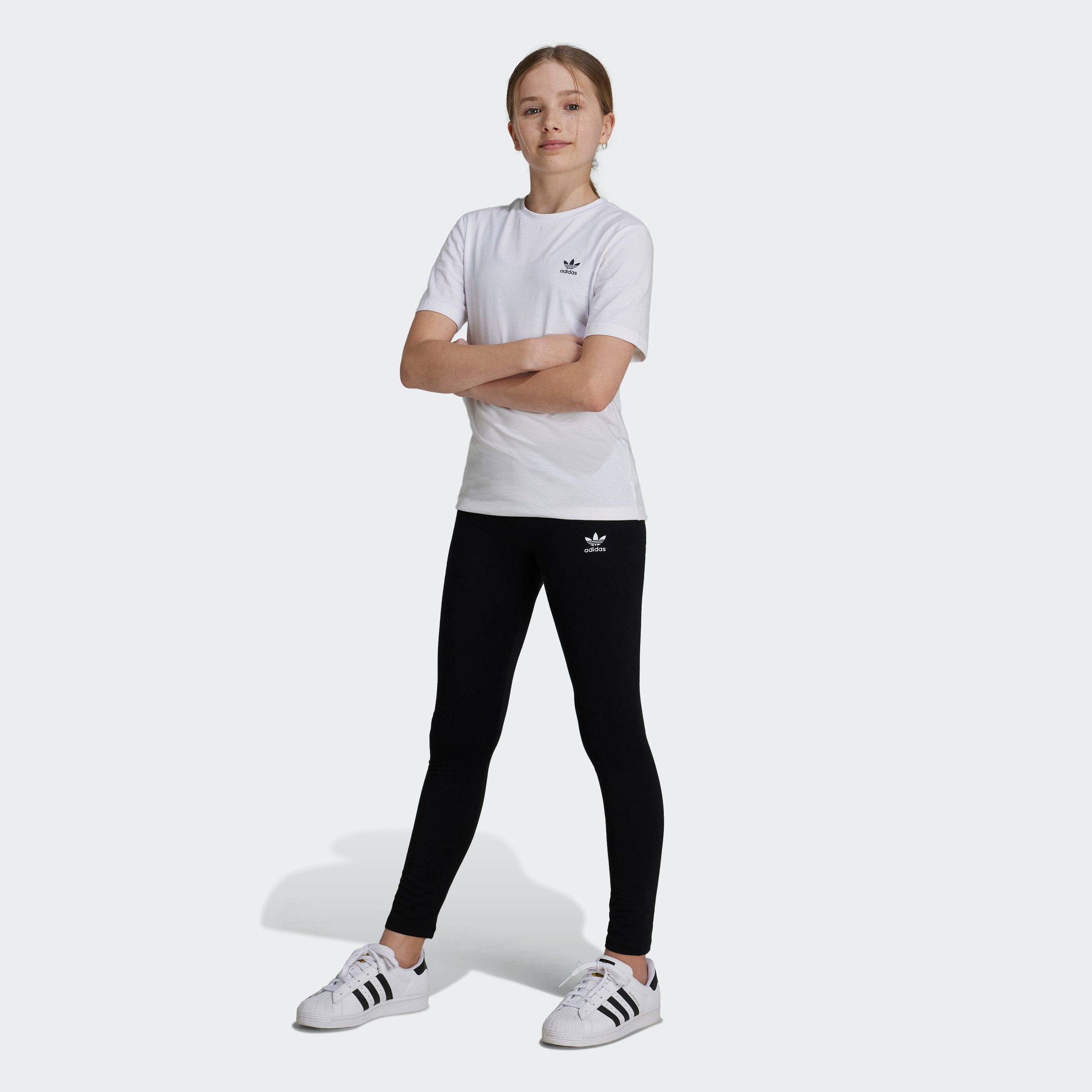 adidas Originals Leggings LEGGINGS 1 tlg Minimalistische Leggings mit sportlichem Look fur Kinder und Teens