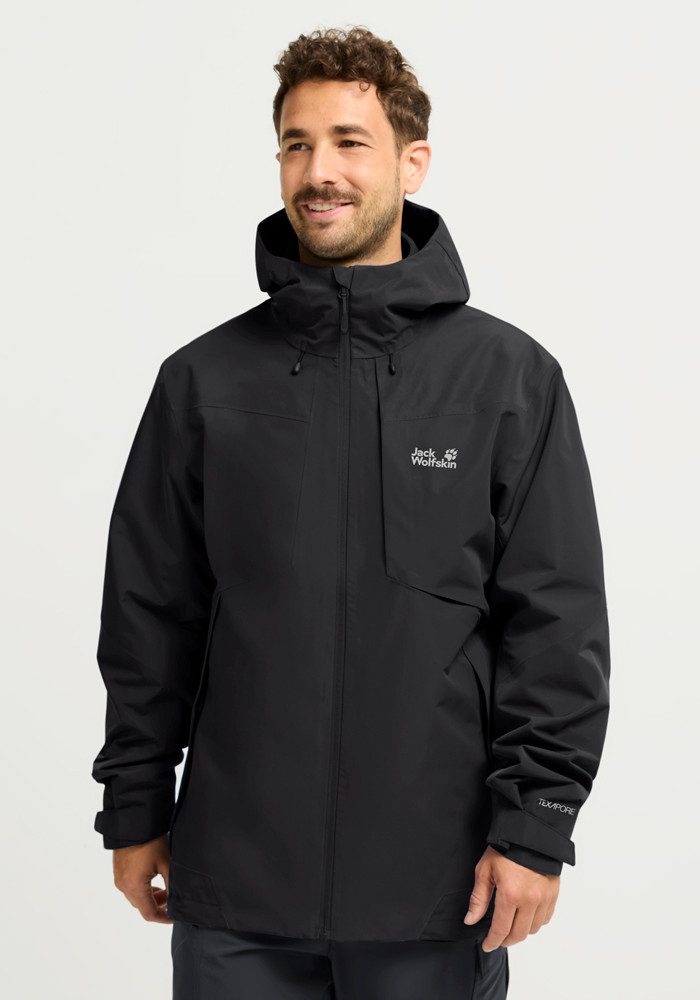 Jack Wolfskin Funktionsjacke FLEXTRAIL 2L JKT M Wasserdicht, atmungsaktiv, Übergangsjacke