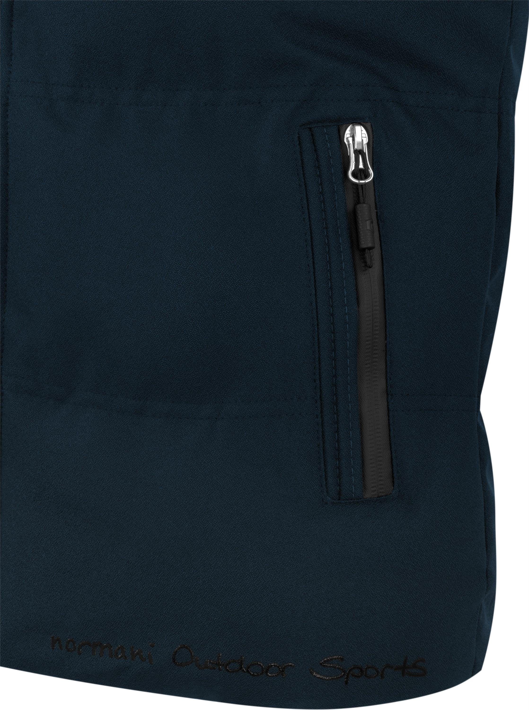 normani Steppweste Kinder Weste Skien (1-tlg) Unisex Wattierte Winterweste - winddichter Bodywarmer Weste mit Kapuze