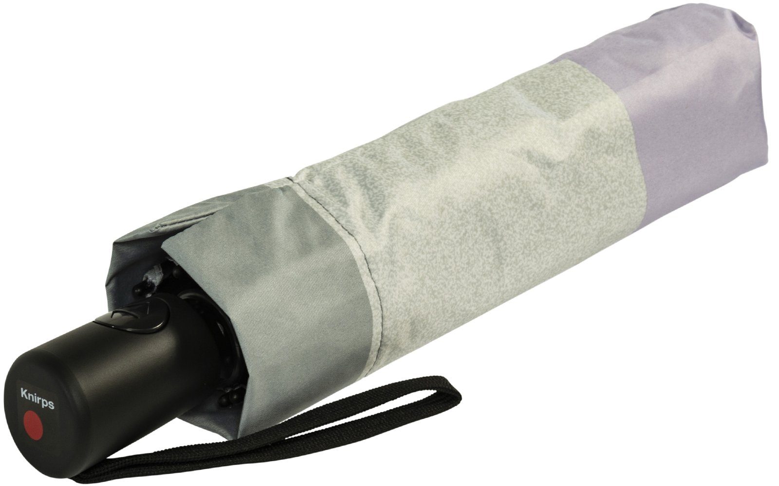 bis Knirps® Damen-Taschenschirm Hitze-Schutz A.200 95% Popy UV-Schutz, lila: Taschenregenschirm grau-lila zu 40% Auf-Zu-Automatik, mit