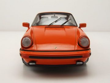Solido Modellauto Porsche 911 (930) Carrera 3.0 orange mit Spoiler Modellauto 1:18 Solid, Maßstab 1:18