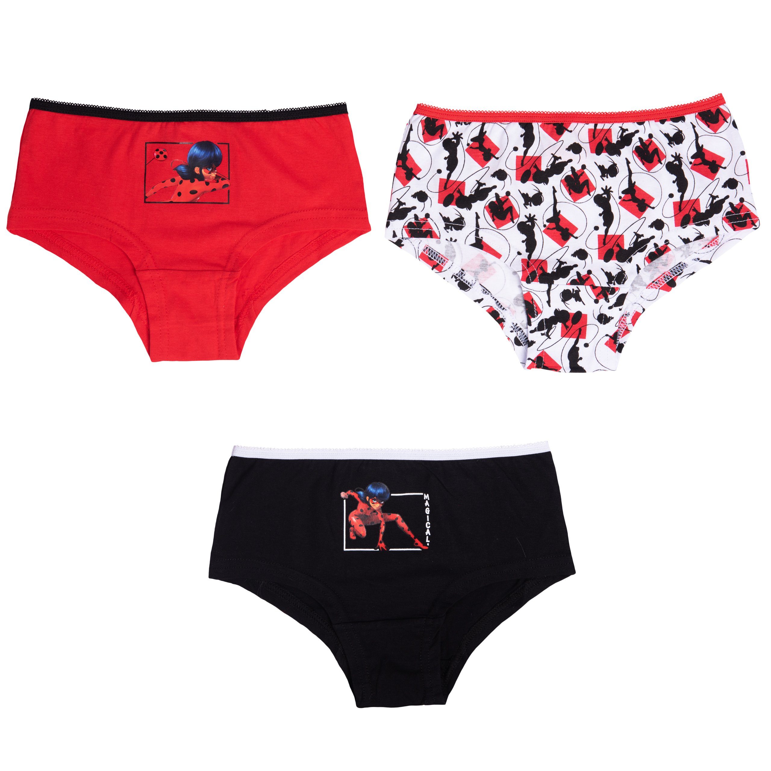 Labels® für United Panty Mädchen (3er Bunt Panty Pack) Miraculous