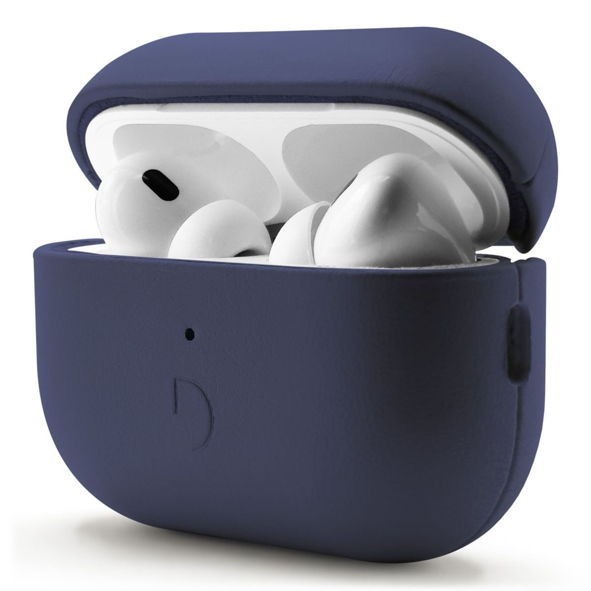 DECODED Smartphone-Hülle Leather AirCase Pro for AirPods Pro 3 Navy