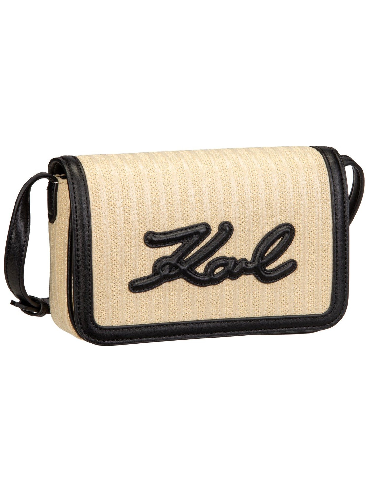 KARL LAGERFELD Umhängetasche K/Signature Raffia Crossbody, Crossbody Bags klein