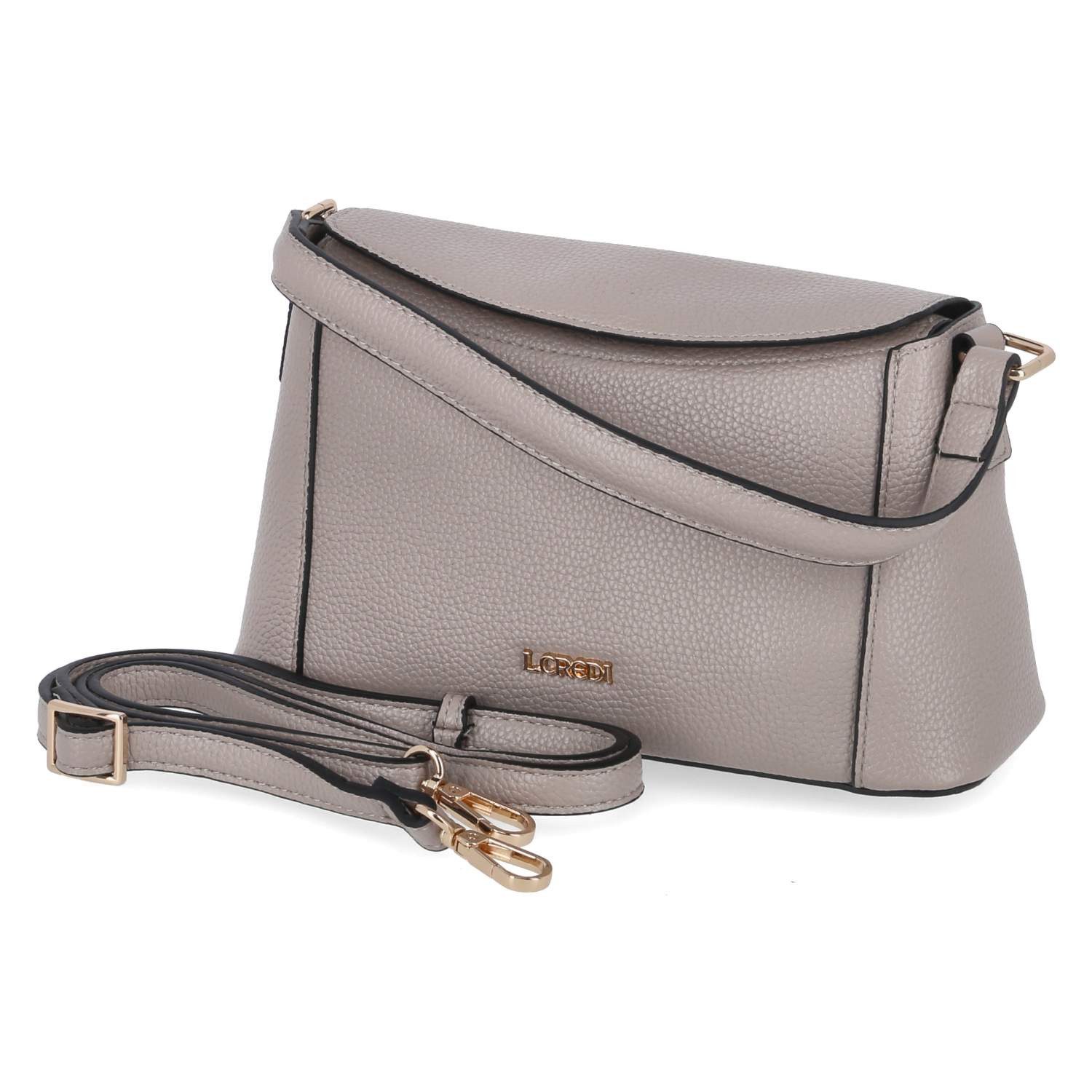 L. CREDI Handtasche L.Credi 1006309/338 Damen Henkeltaschen Kunstleder taupe
