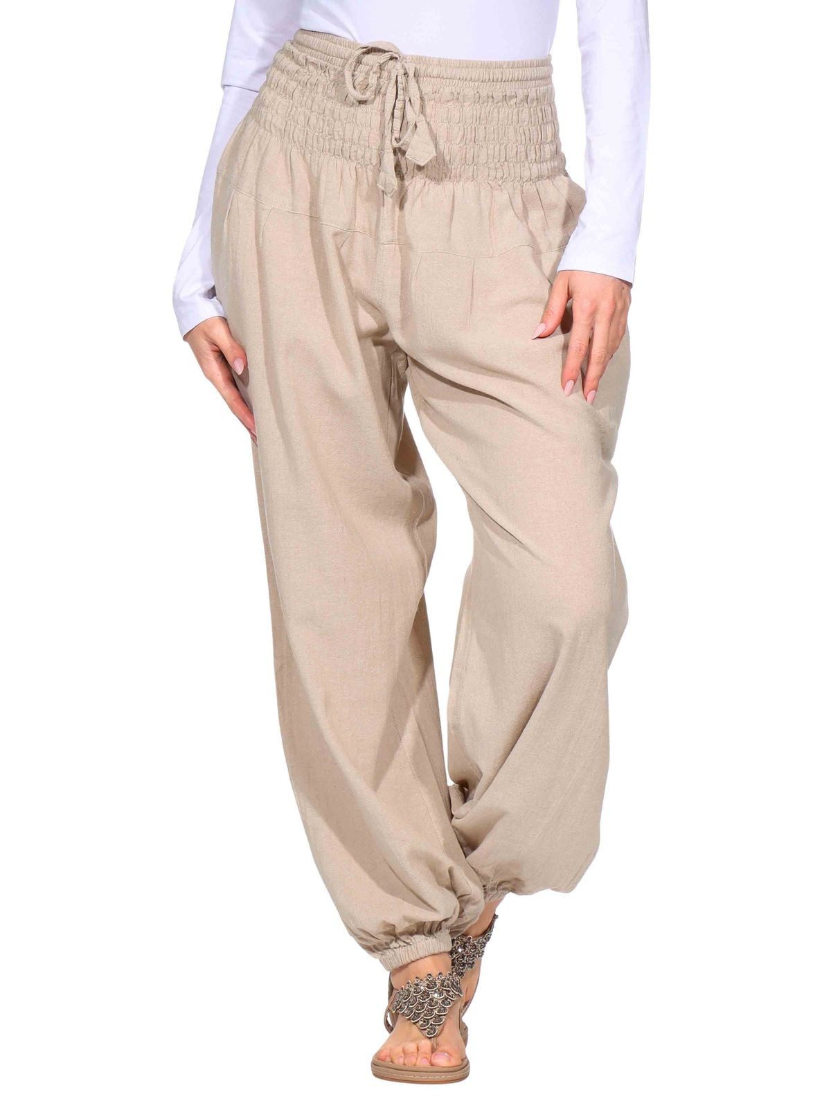 KUNST UND MAGIE Haremshose Kunst&Magie Damen Pluder-/Haremshose Sommerhose günstig online kaufen