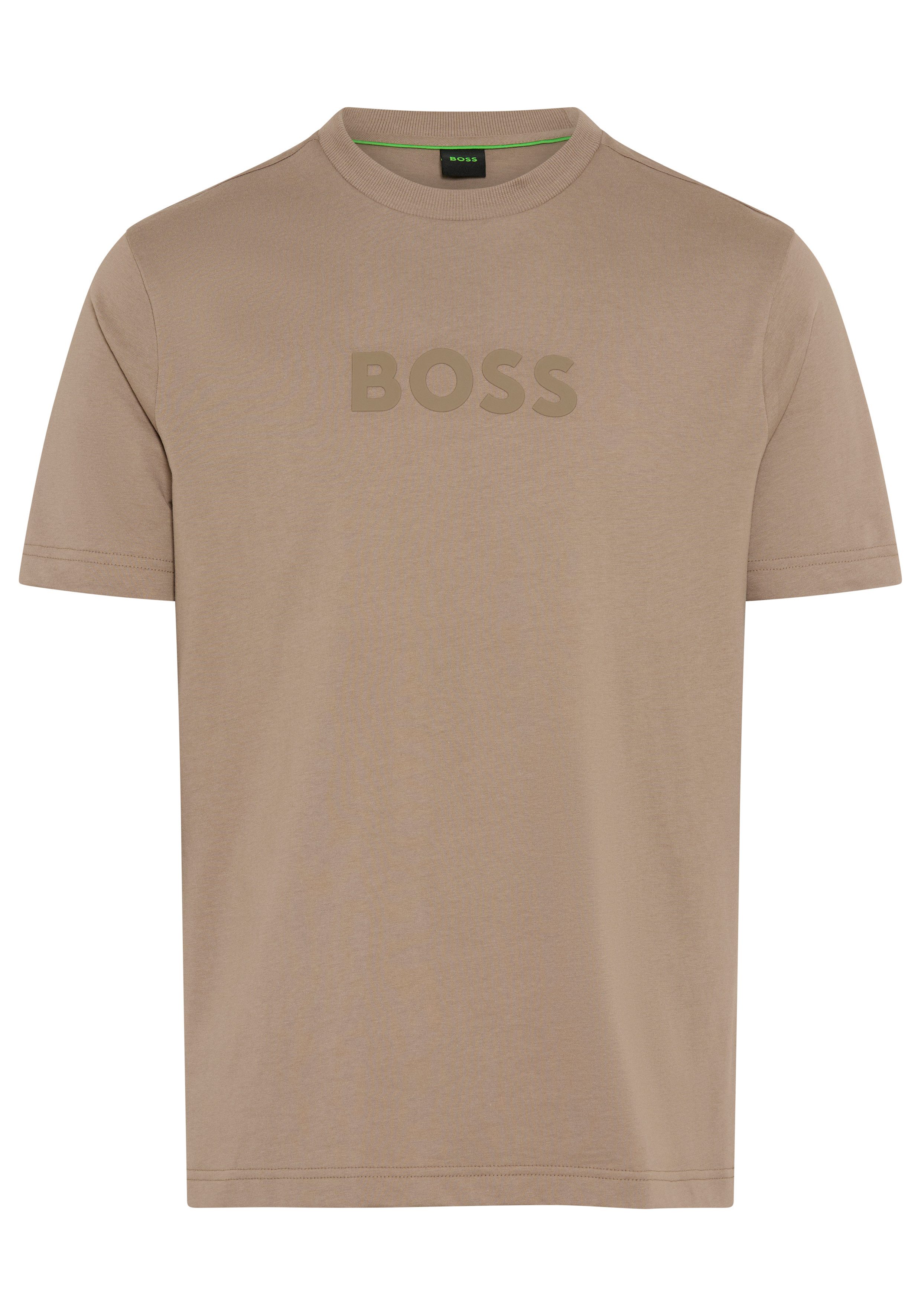 BOSS GREEN T-Shirt TS Logo reine Baumwolle, Regular Fit, Rundhalsausschnitt