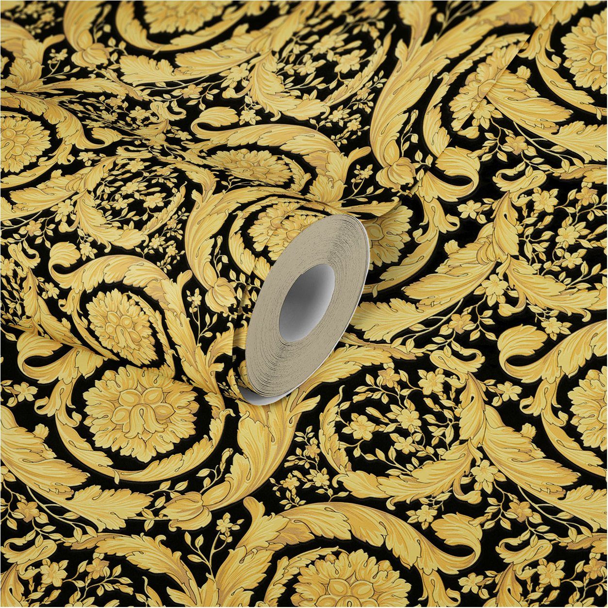 A.S. Création Vinyltapete, Versace Home Designtapete Gold 935834 Luxus Vlies Designertapete