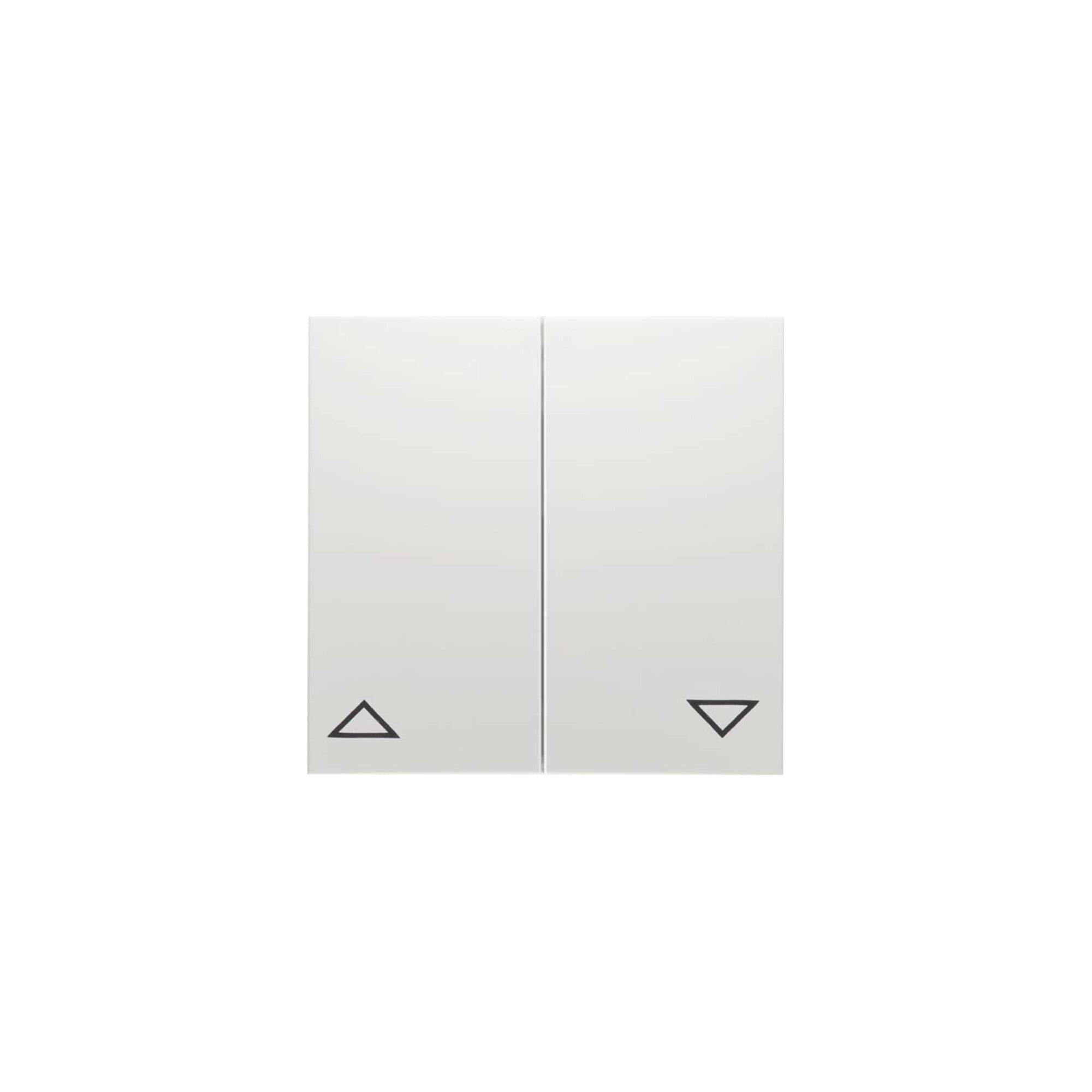 PEHA Schalter Peha Wippe, reinweiß Symbol AUF und AB D 11.544.02